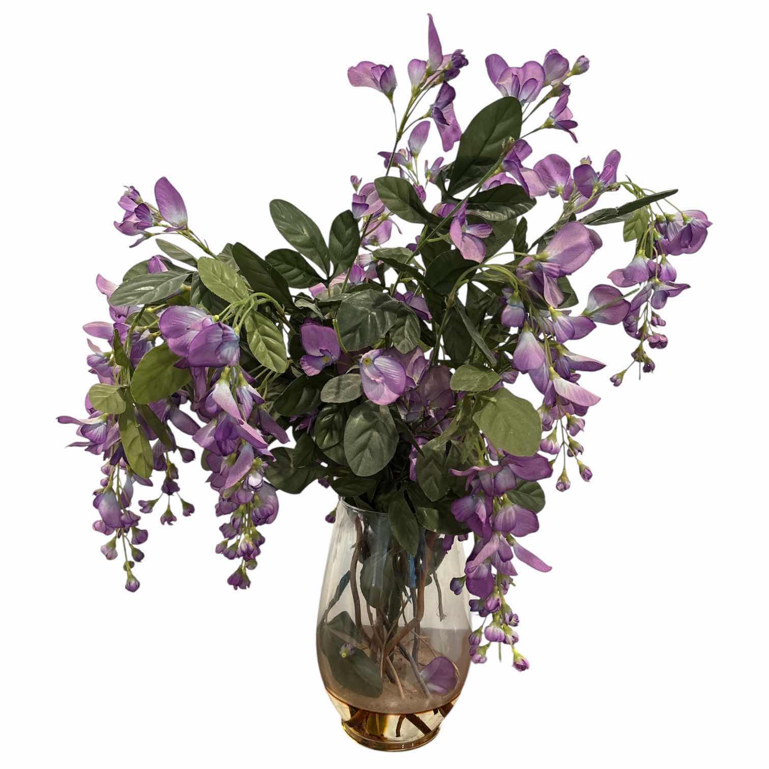 Photo 1 of 24” FLORAL ARRANGEMENT W CLEAR VASE