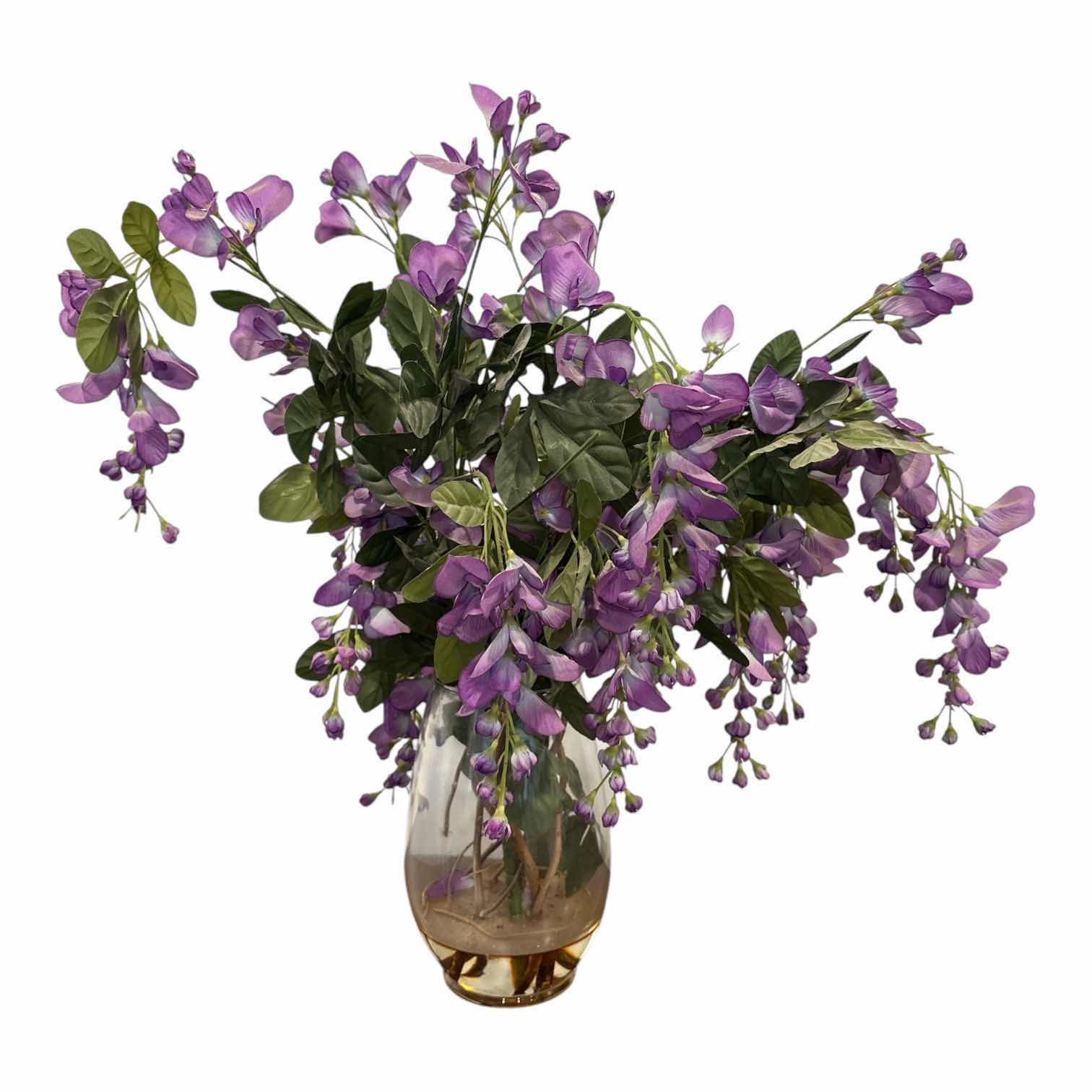 Photo 1 of 24” FLORAL ARRANGEMENT W CLEAR VASE