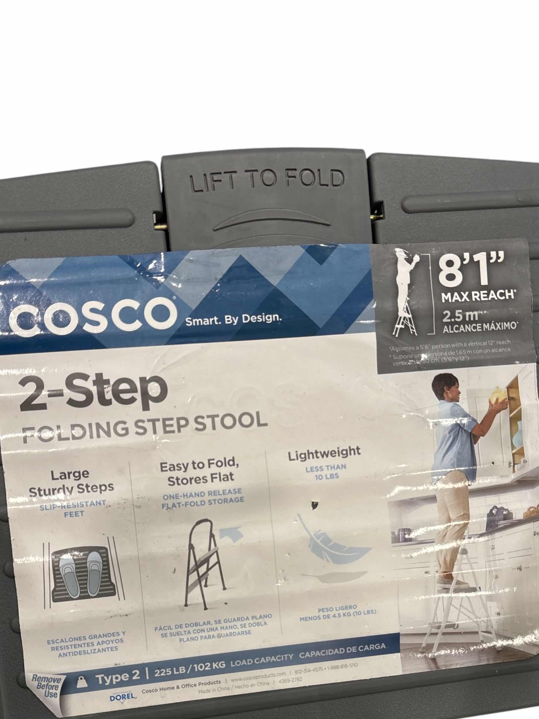Photo 1 of COSCO 2-STEP FOLDING STEP STOOL    $40