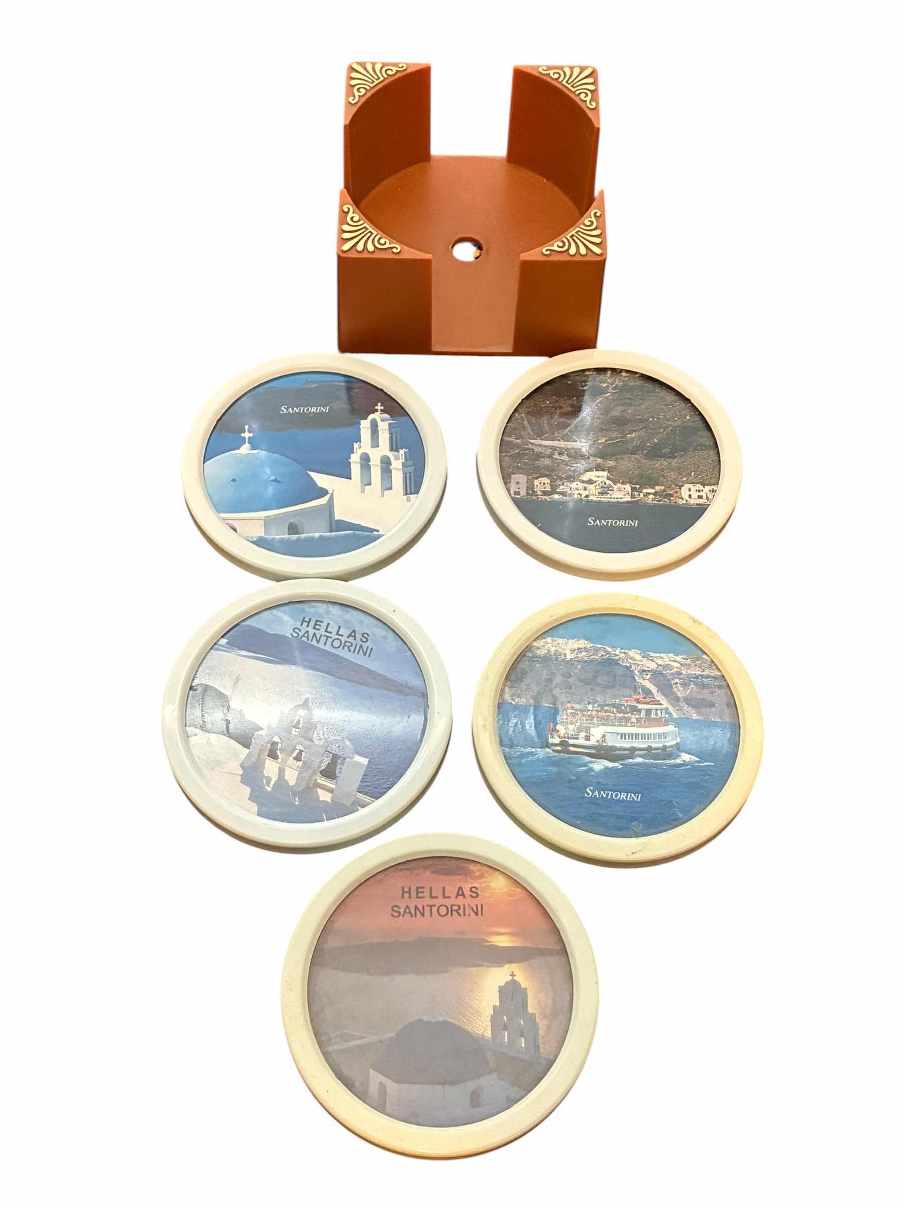 Photo 1 of PHOTOGRAPH DESTINATION COASTERS (5) W CADDY