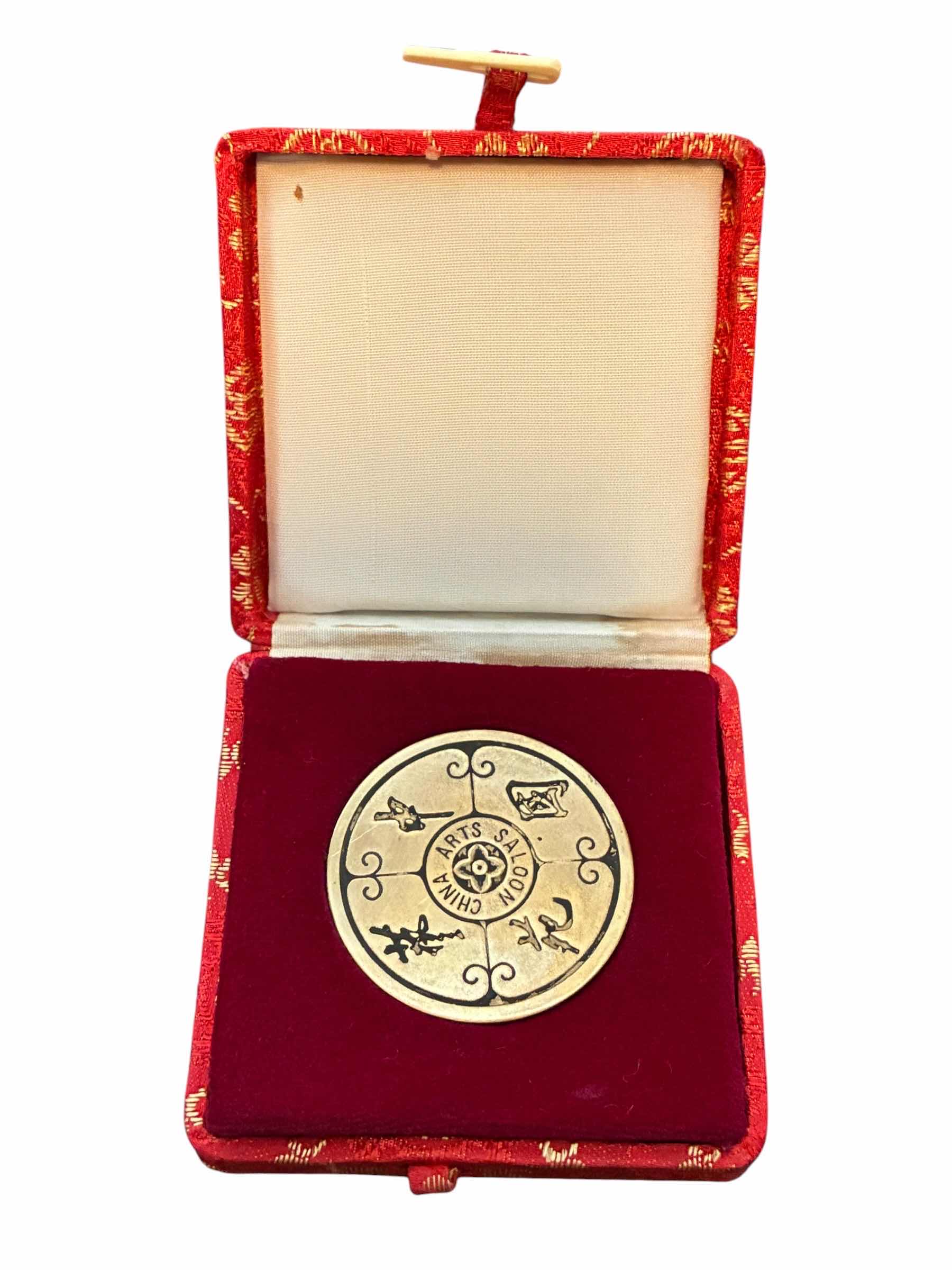 View 3 of ARTS SALON CHINA BRASS COIN W CASE