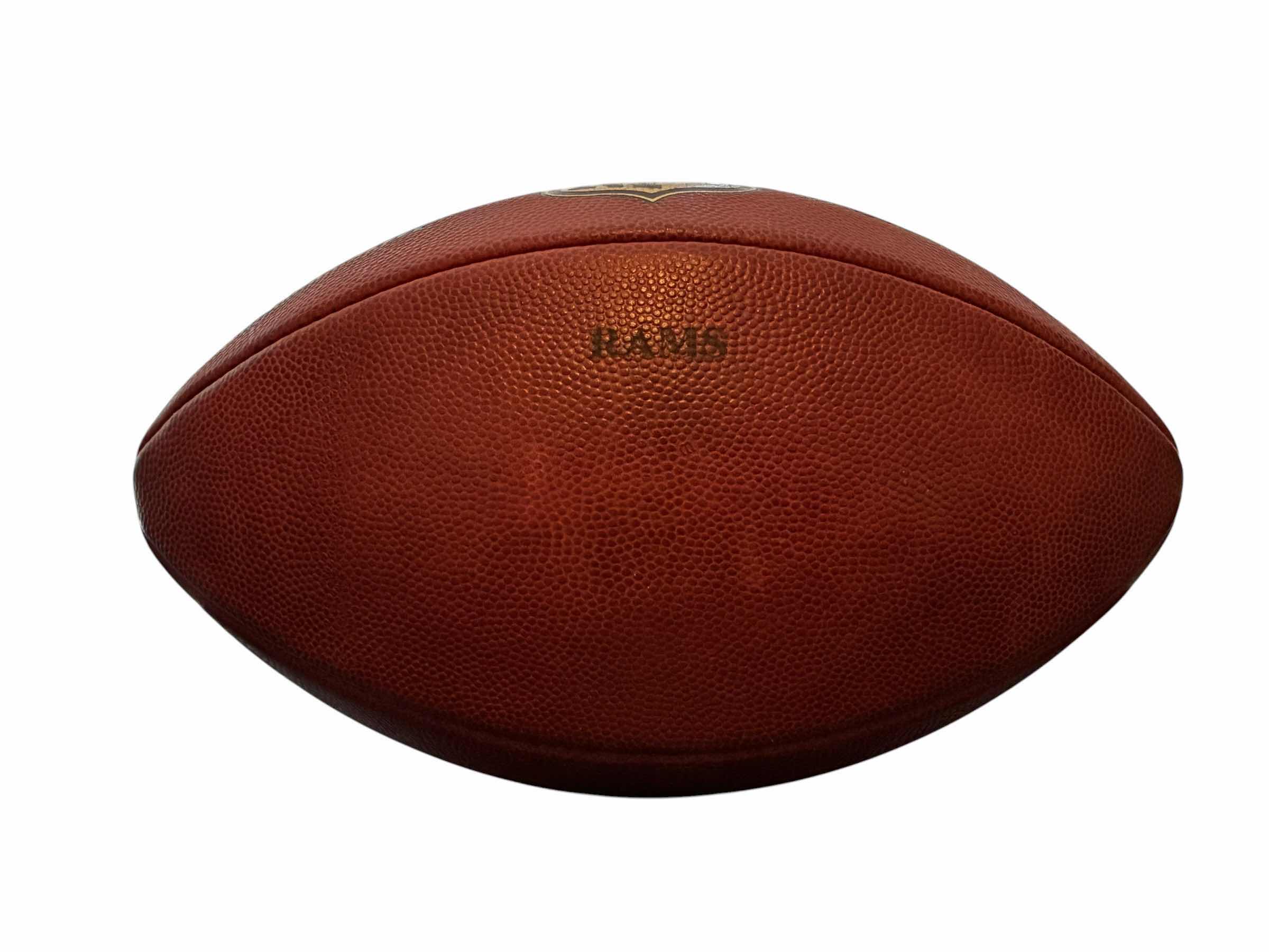 Photo 1 of THE DUKE COMMISSIONER ROGER GOODELL OFFICIAL NFL RAMS WILSON FOOTBALL