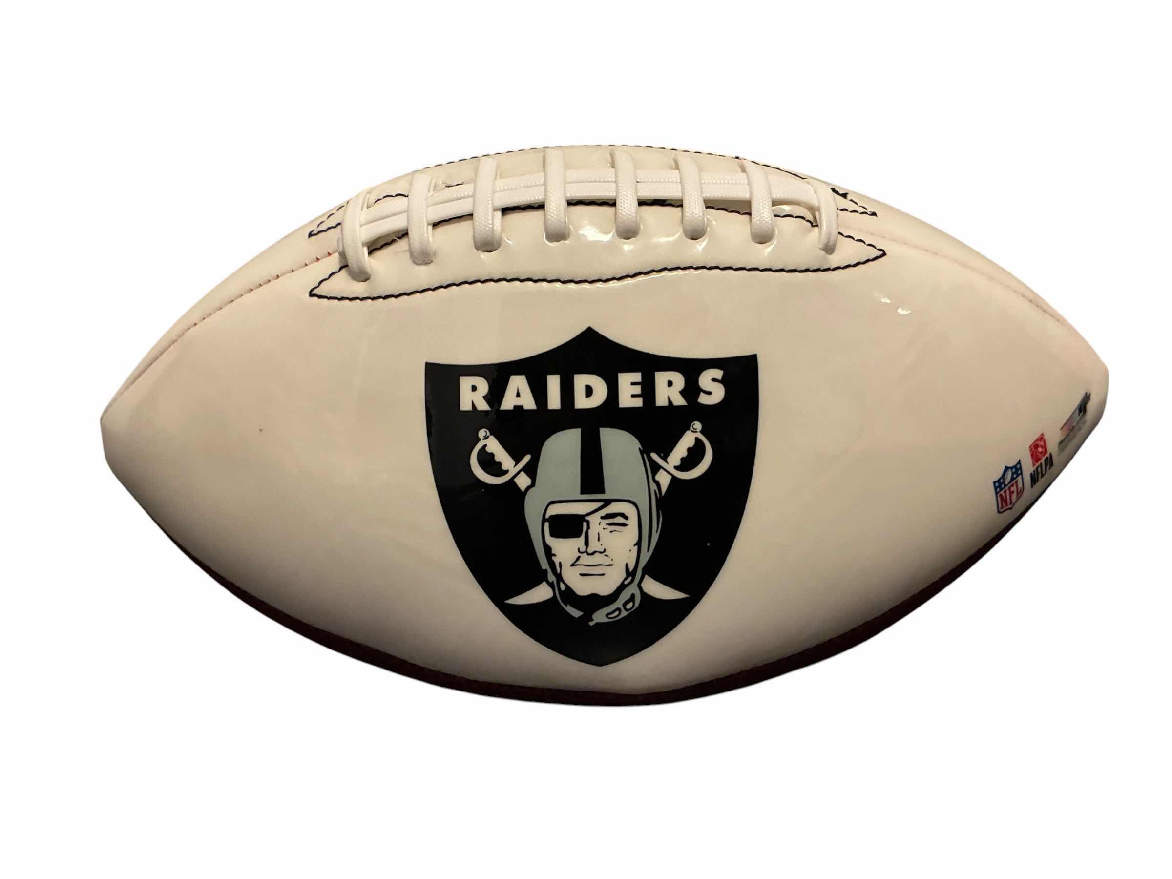Photo 1 of NFL RAIDERS COLLECTORS OFFICIAL SIZE PHOTO FILE FOOTBALL