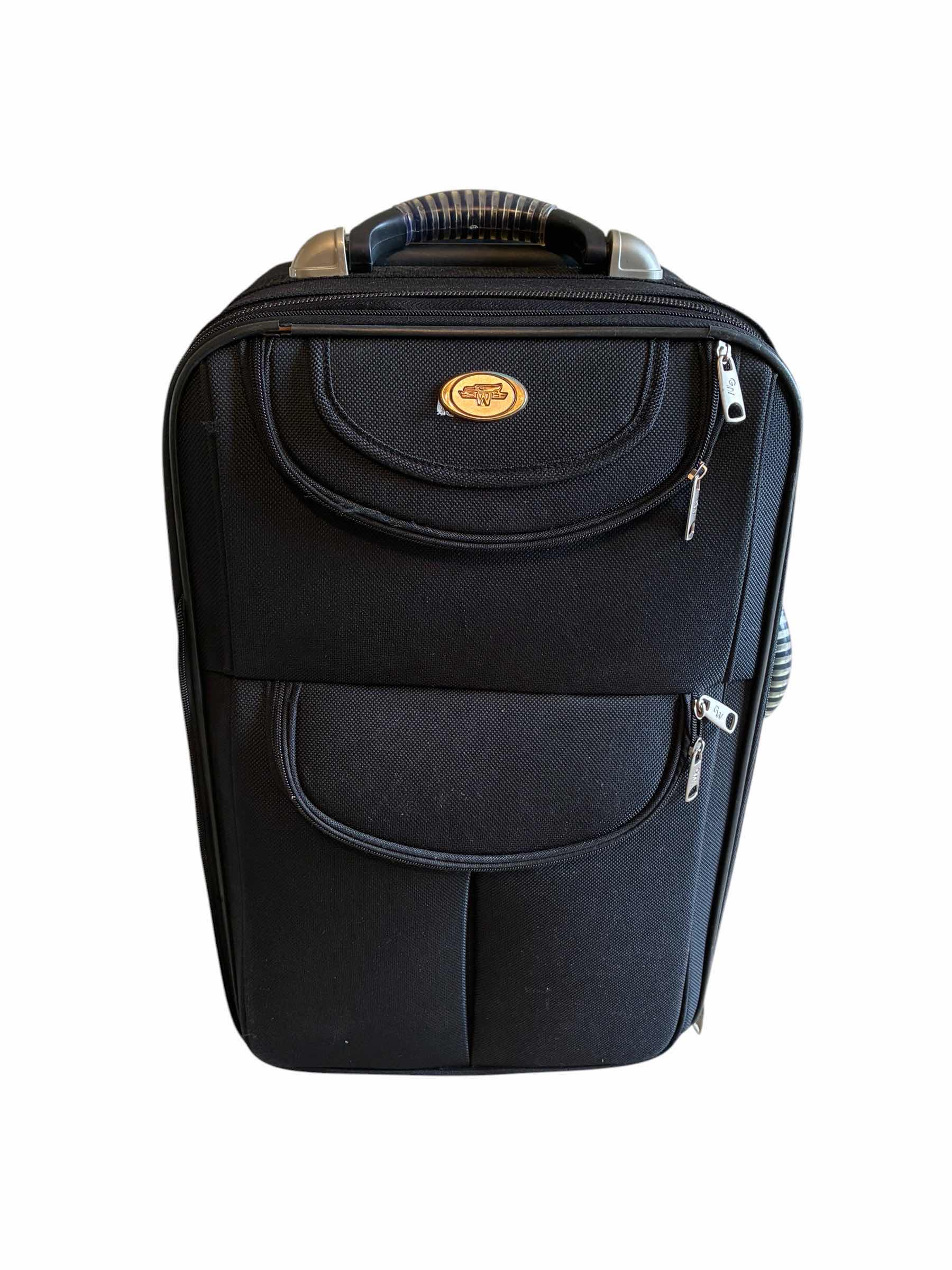 Photo 1 of NORTHSTAR BLACK ROLLING CARRY-ON LUGGAGE BAG