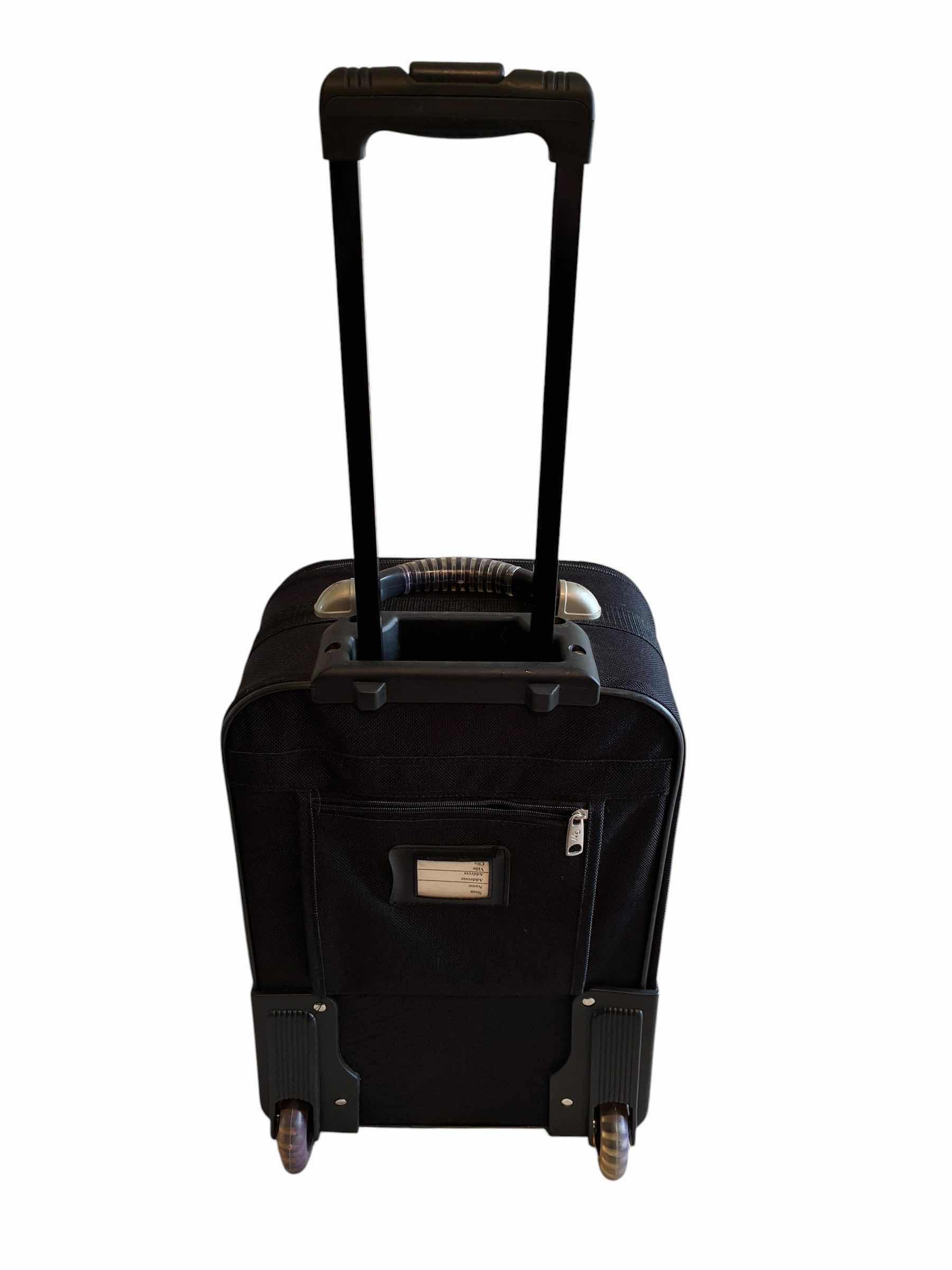 Photo 1 of NORTHSTAR BLACK ROLLING CARRY-ON LUGGAGE BAG