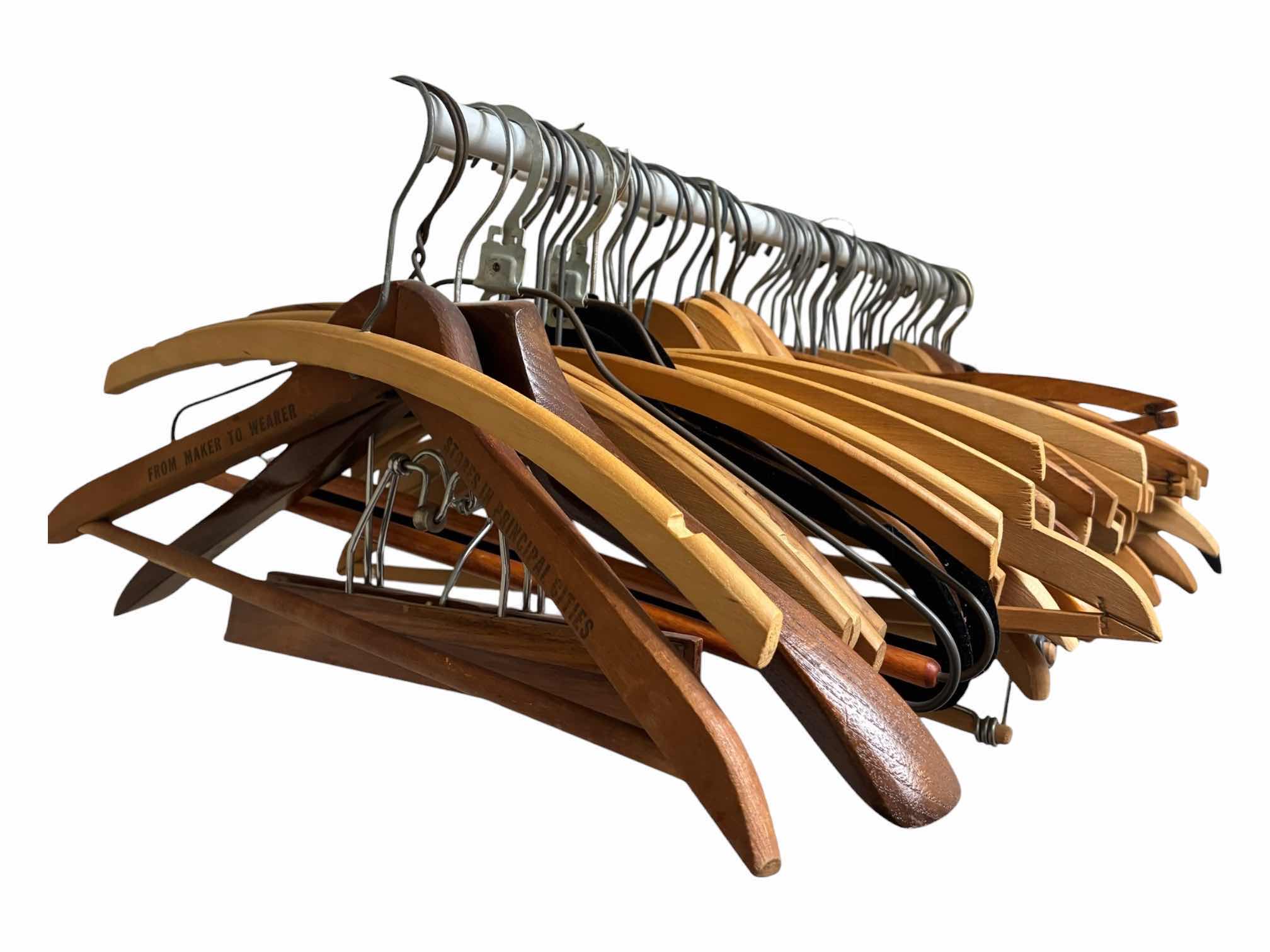 Photo 1 of VINTAGE WOOD HANGERS