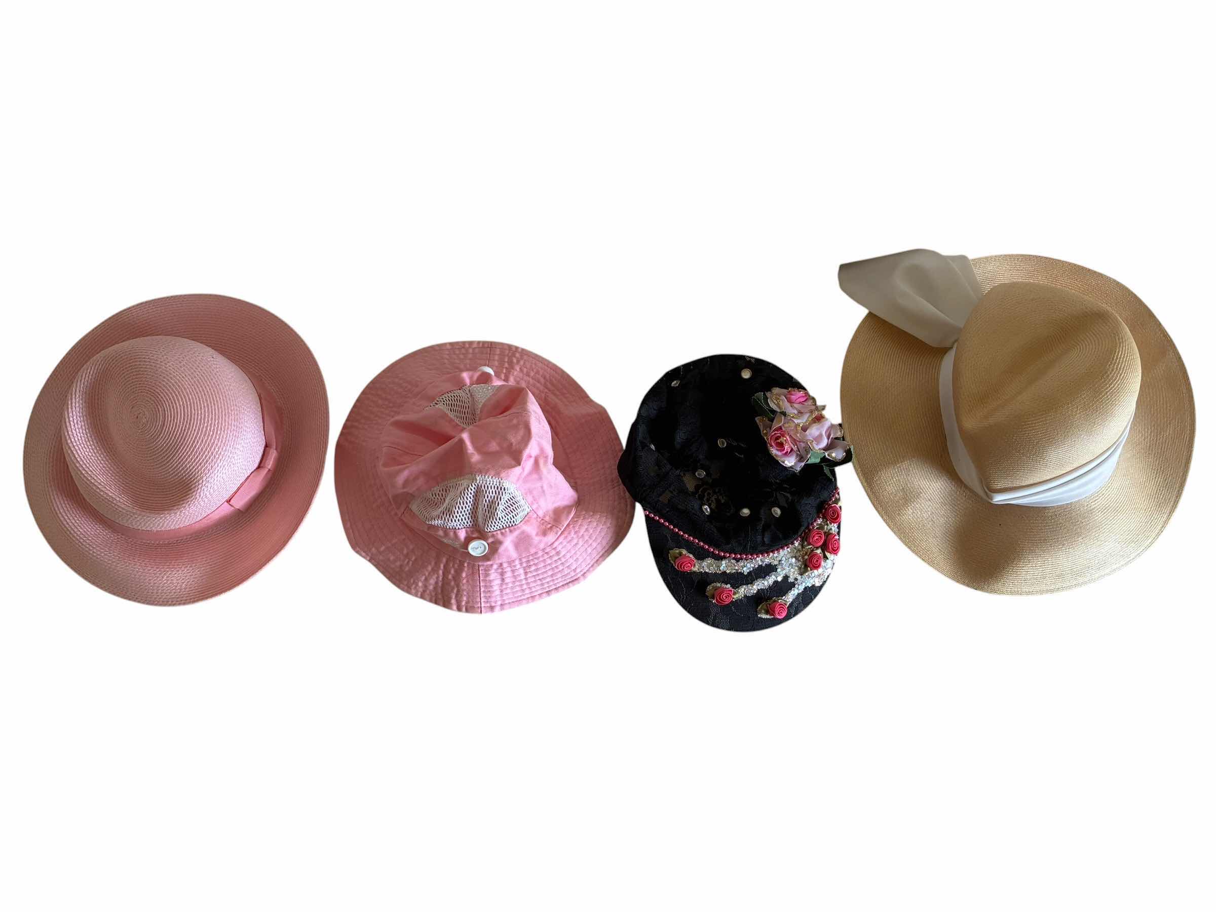 Photo 1 of VINTAGE WOMEN’S SUN HATS (4)