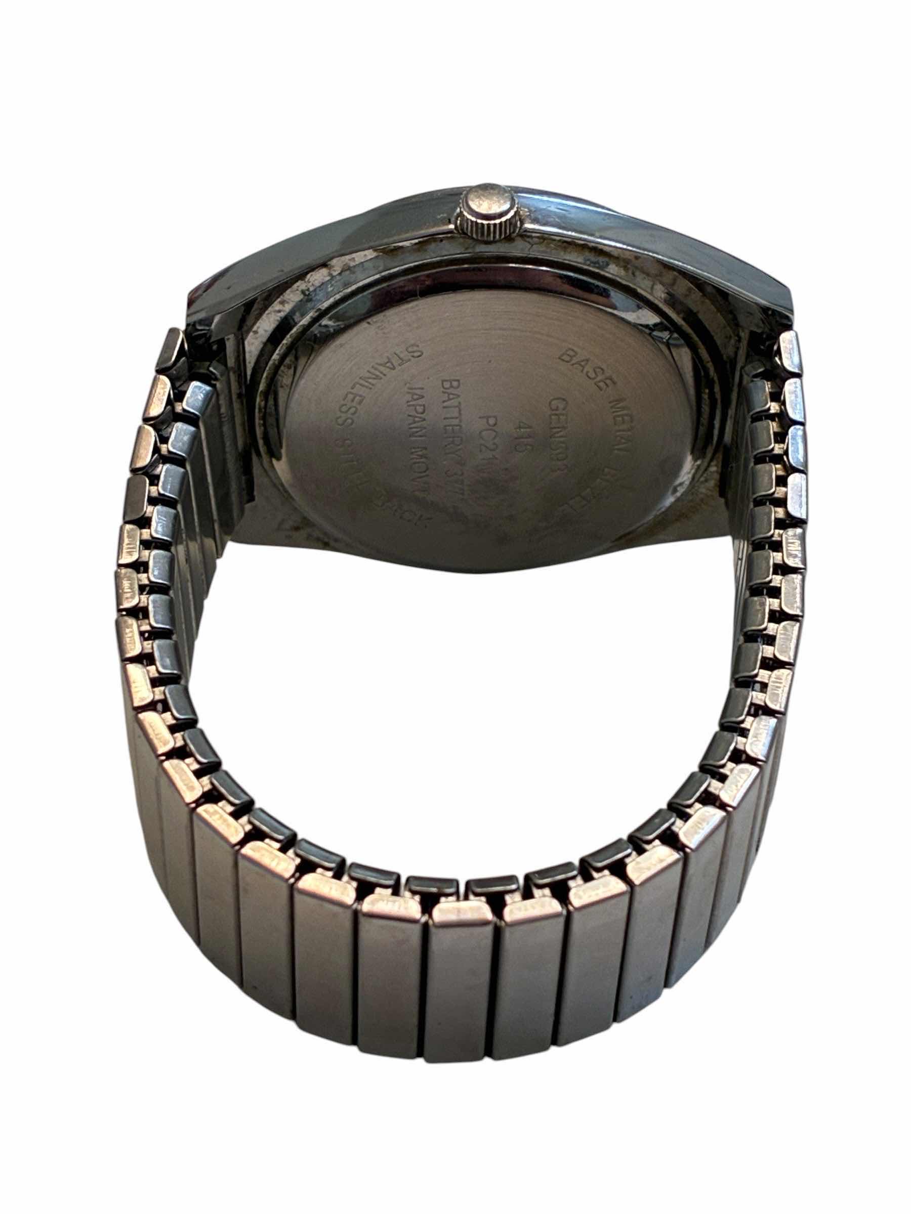 Photo 1 of JAPANESE STAINLESS STEEL QUARTZ FLEX BAND WATCH