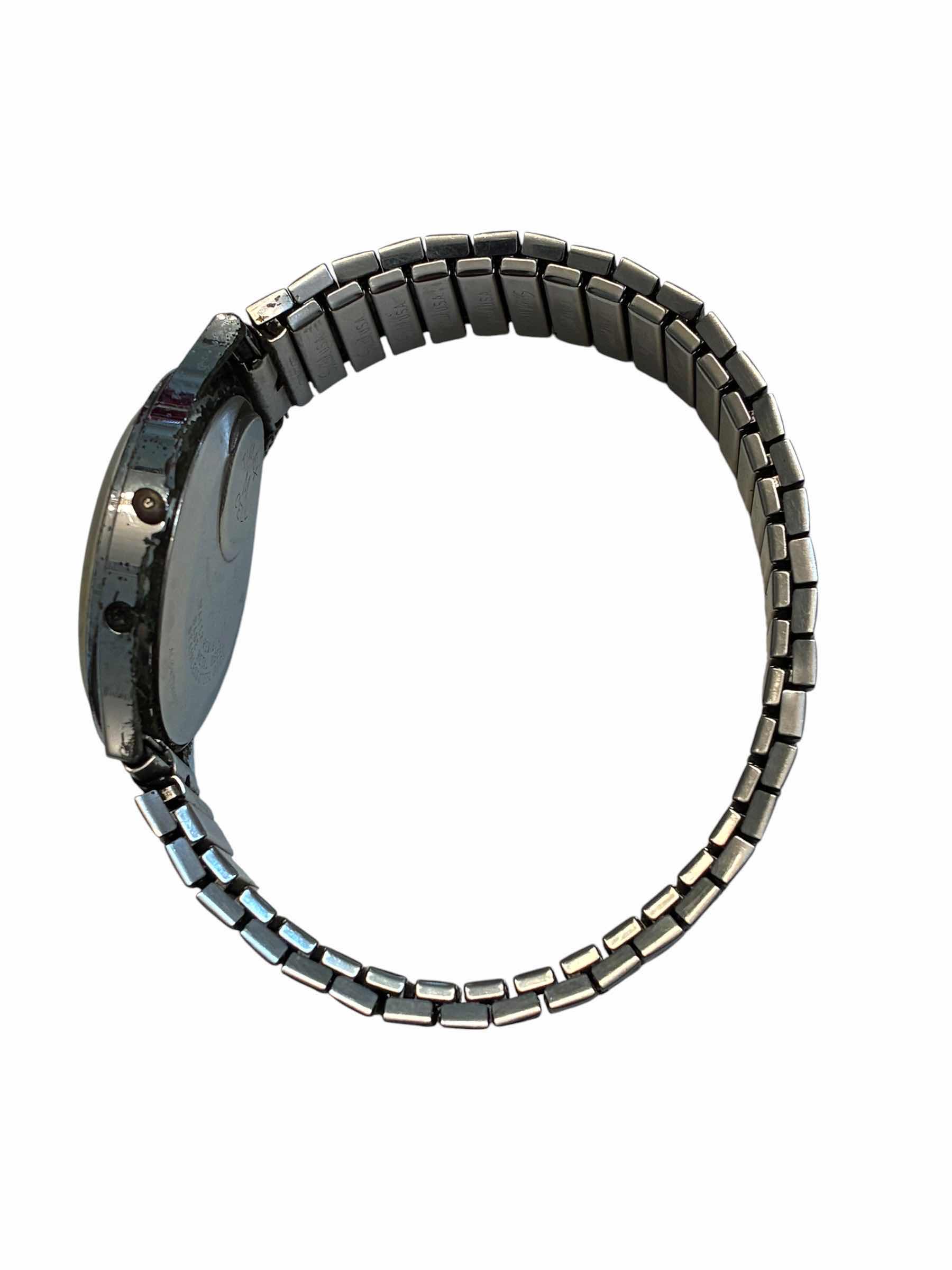 Photo 1 of TIMEX STAINLESS STEEL QUARTZ FLEX BAND WATCH
