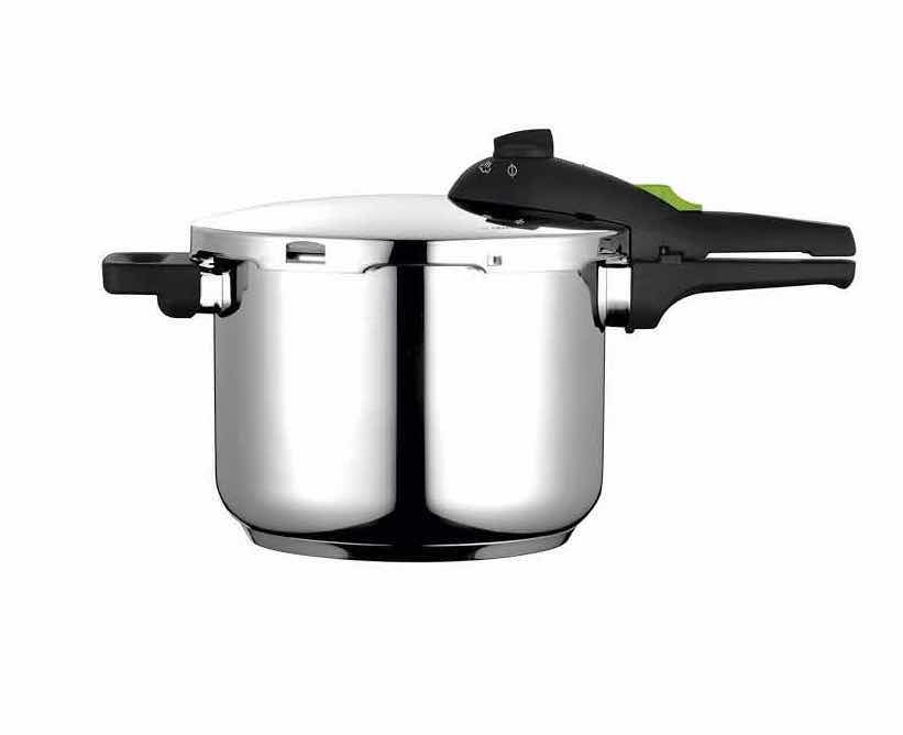 Photo 1 of FAGOR RAPID EXPRESS 8 QT STAINLESS STEEL PRESSURE COOKER W STEAMER, 918013366