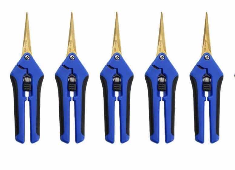 Photo 1 of HOMEANING 5-PACK STAINLESS STEEL PRECISION PRUNER W CURVED BLADE