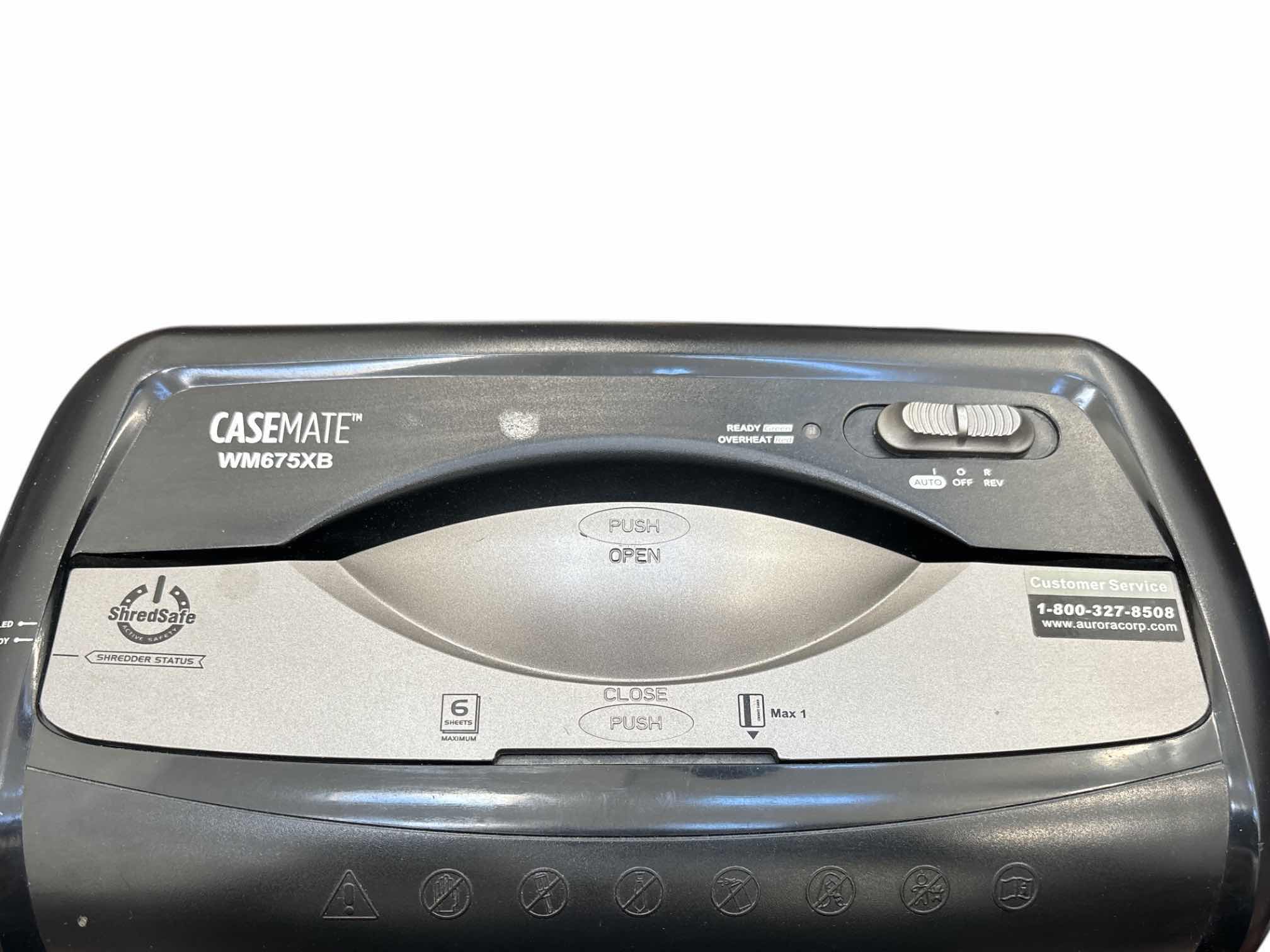 Photo 1 of CASEMATE PAPER SHREDDER (WM675XB)