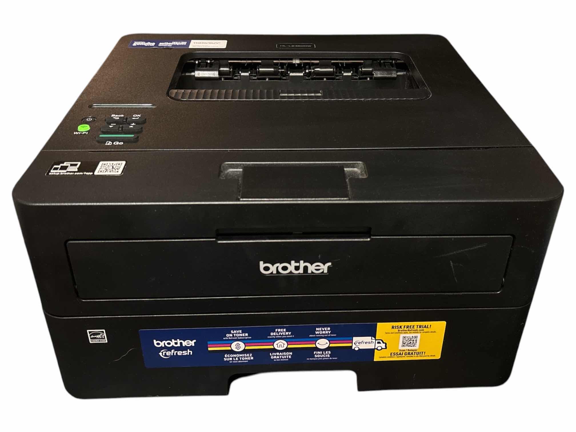 Photo 1 of BROTHER COMPACT WIRELESS LASER PRINTER (HL-L2460DW)