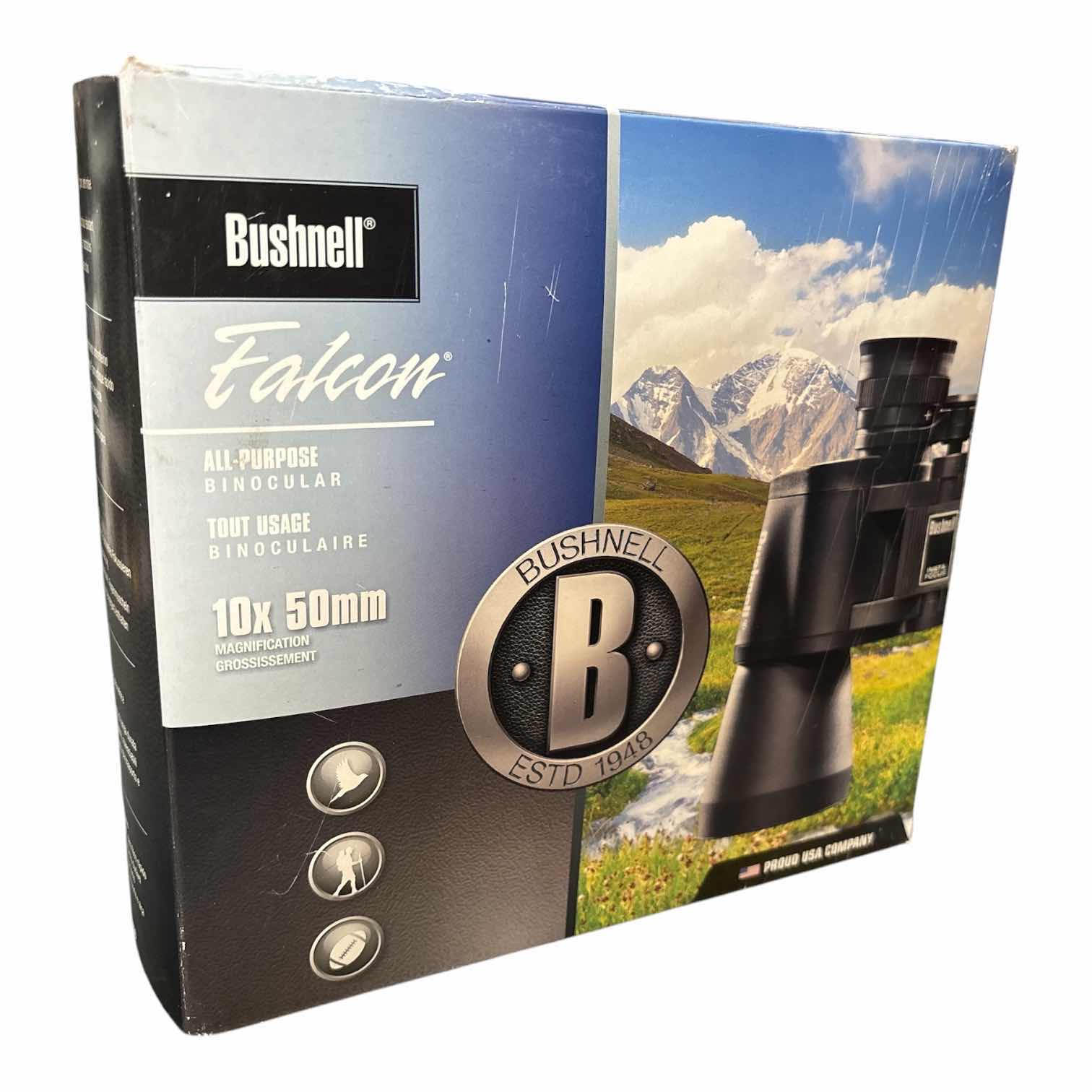 Photo 1 of BUSHNELL FALCON ALL-PURPOSE BINOCULAR 10X 50mm MAGNIFICATION (#133450)
