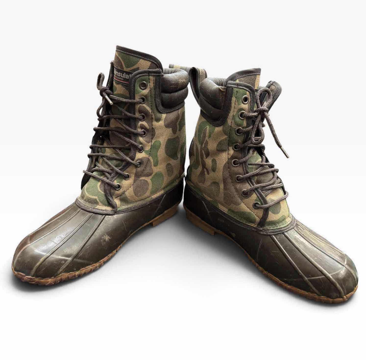 Photo 1 of THINSULATE PRO LINE CAMOUFLAGE BOOT, MENS SIZE 9 $70