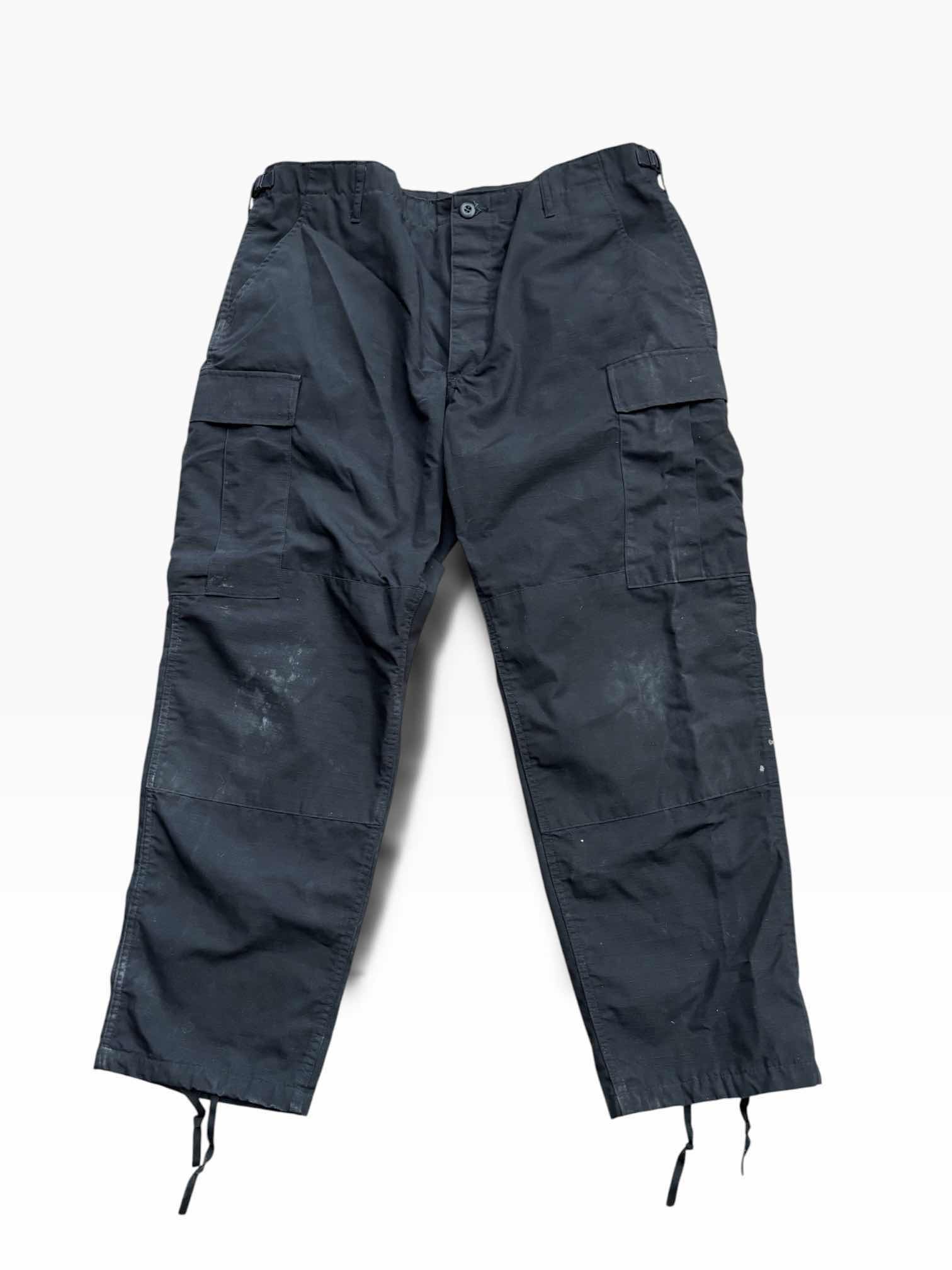 Photo 1 of SPARTAN REAL TREE OVERALLS (CAMO, SIZE 36 X 34) & PROPPER PUBLIC SAFETY CARGO PANTS (BLACK, SIZE LARGE/SHORT)