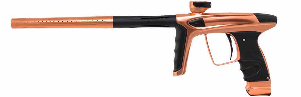 Photo 1 of DLX LUXE ICE PAINTBALL GUN (COPPER/DUST BLACK) & BUNKER KINGS CTRL PAINTBALL LOADER W SPEED FEED & DUAL RAMPS