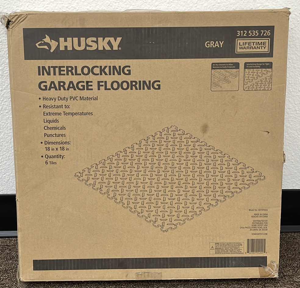 Photo 1 of HUSKY GRAY INTERLOCKING GARAGE FLOORING