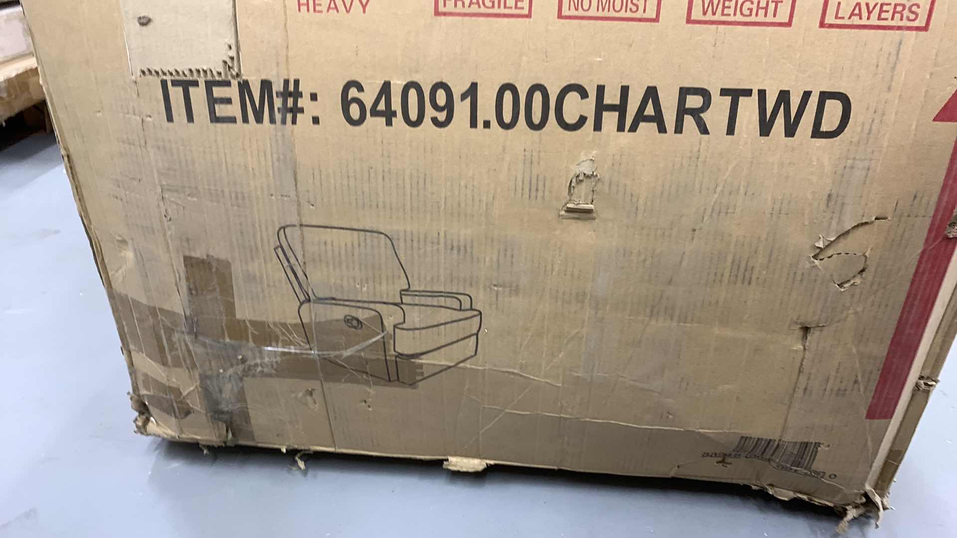 Photo 3 of CHARCOAL TWEED RECLINER MODEL 64091.00CHARTWD