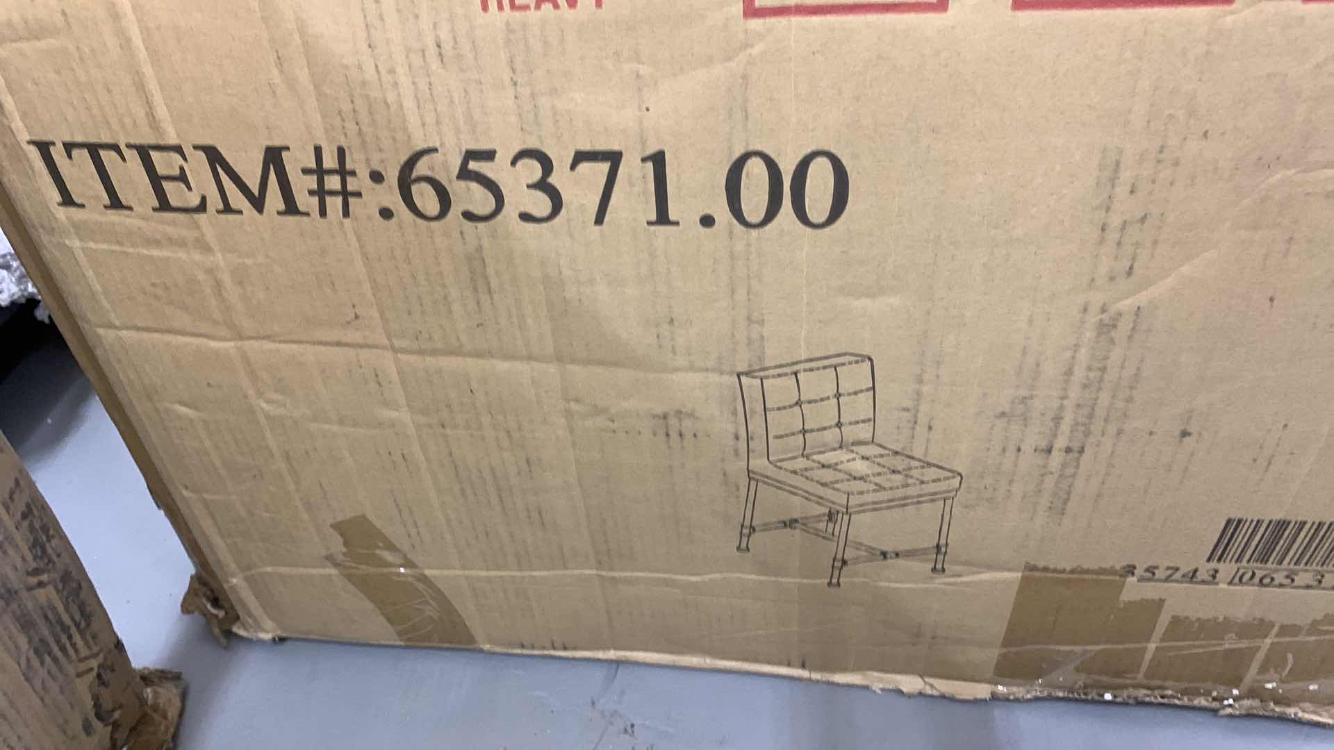 Photo 1 of DARK BROWN TUFTED CHAIR MODEL 65371.00