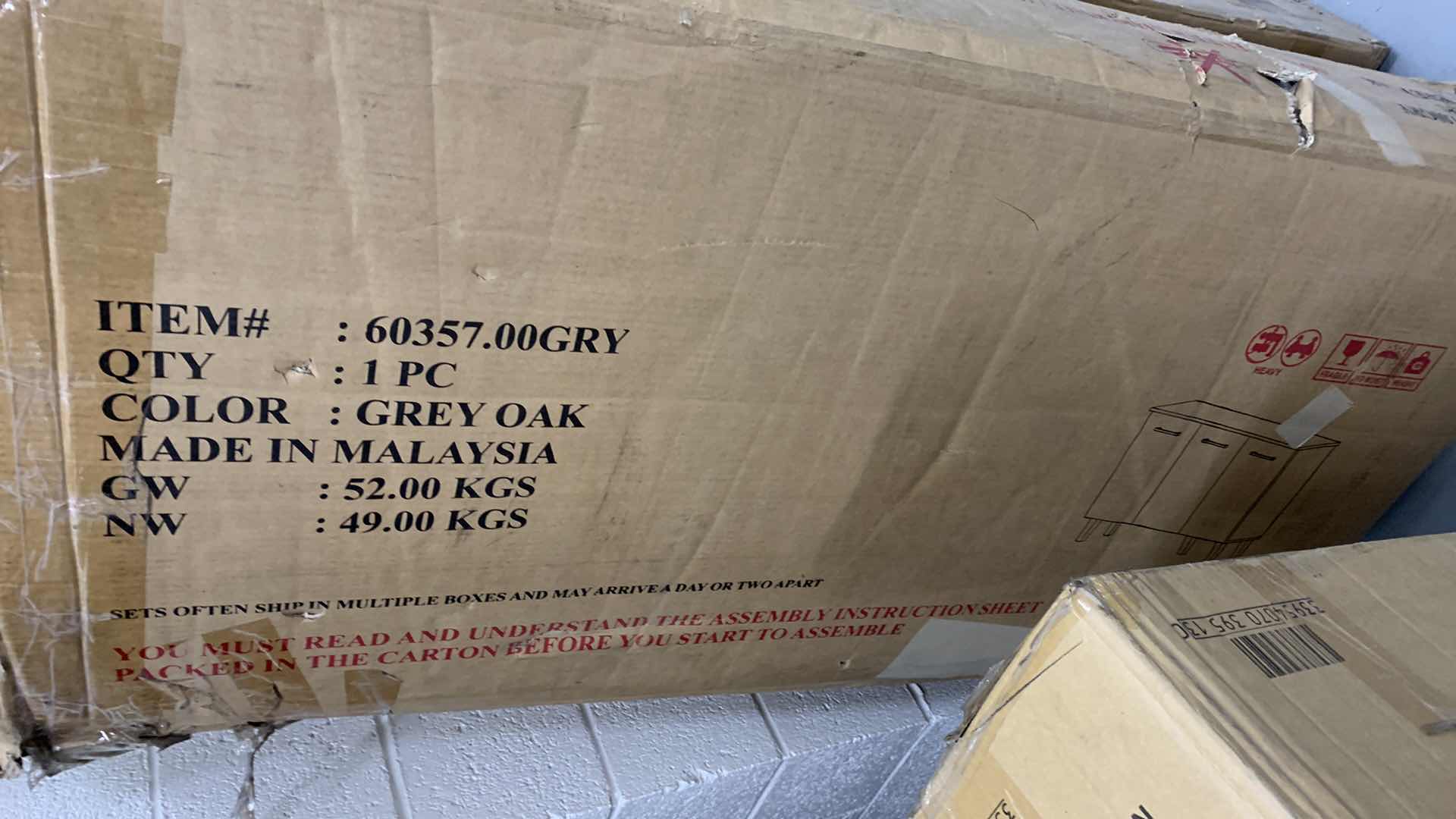 Photo 1 of EMILIA MID CENTURY MODERN FINISHED FIBERBOARD CABINET