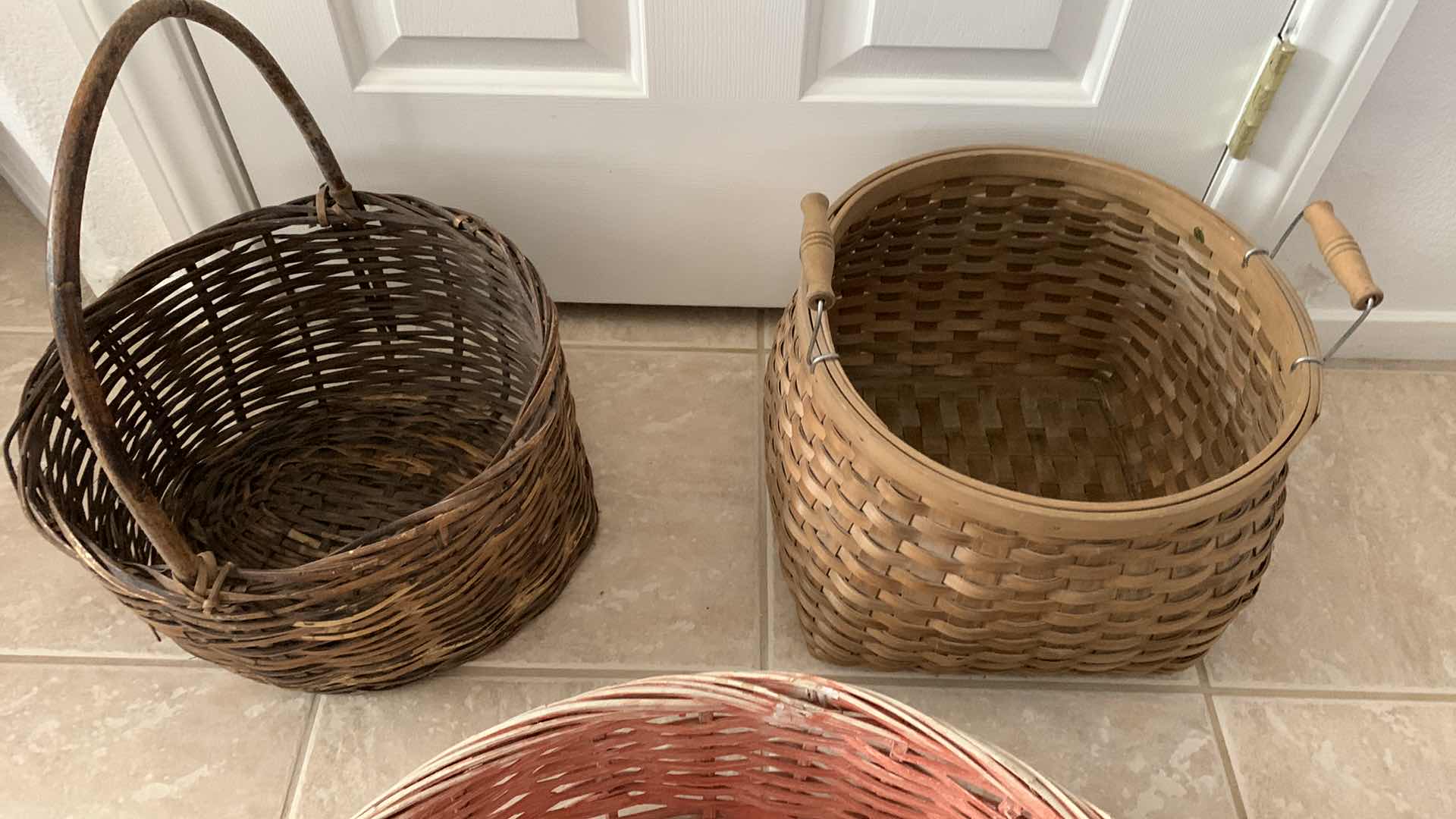 Photo 1 of 3-WICKER BASKETS