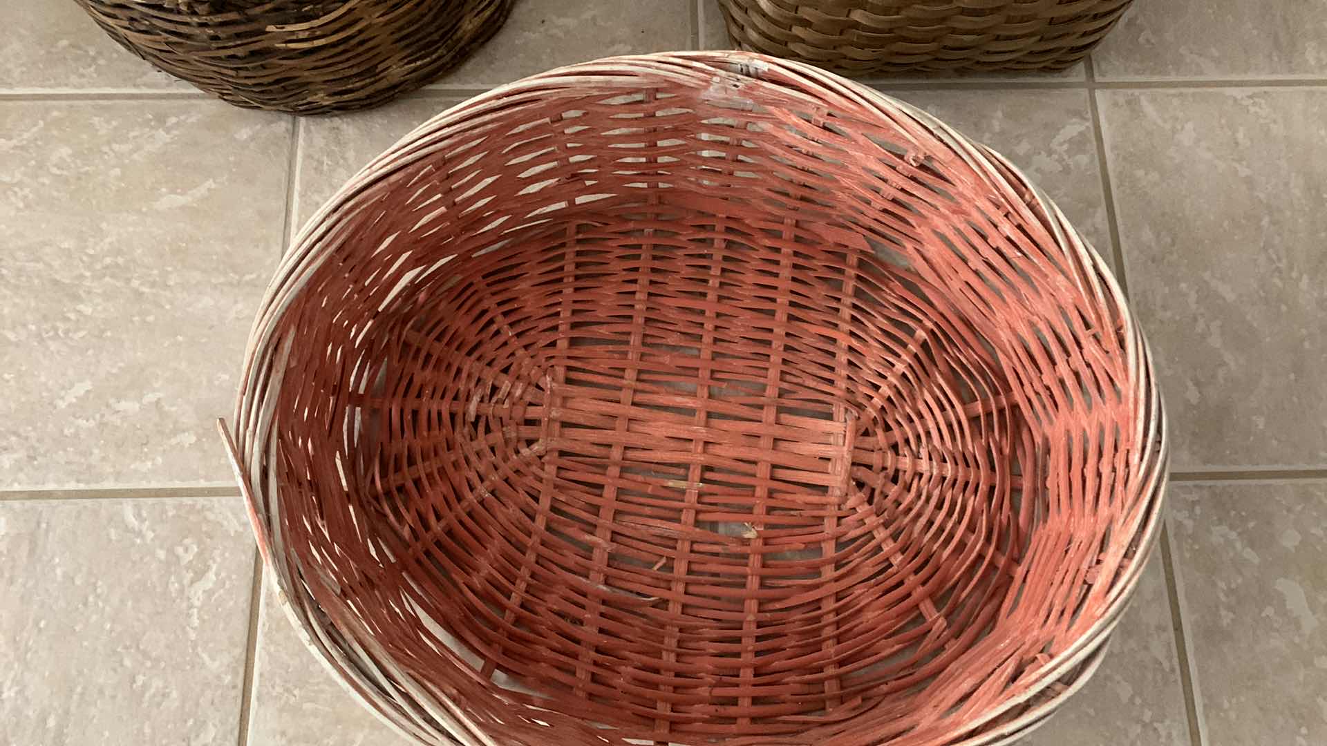 Photo 1 of 3-WICKER BASKETS