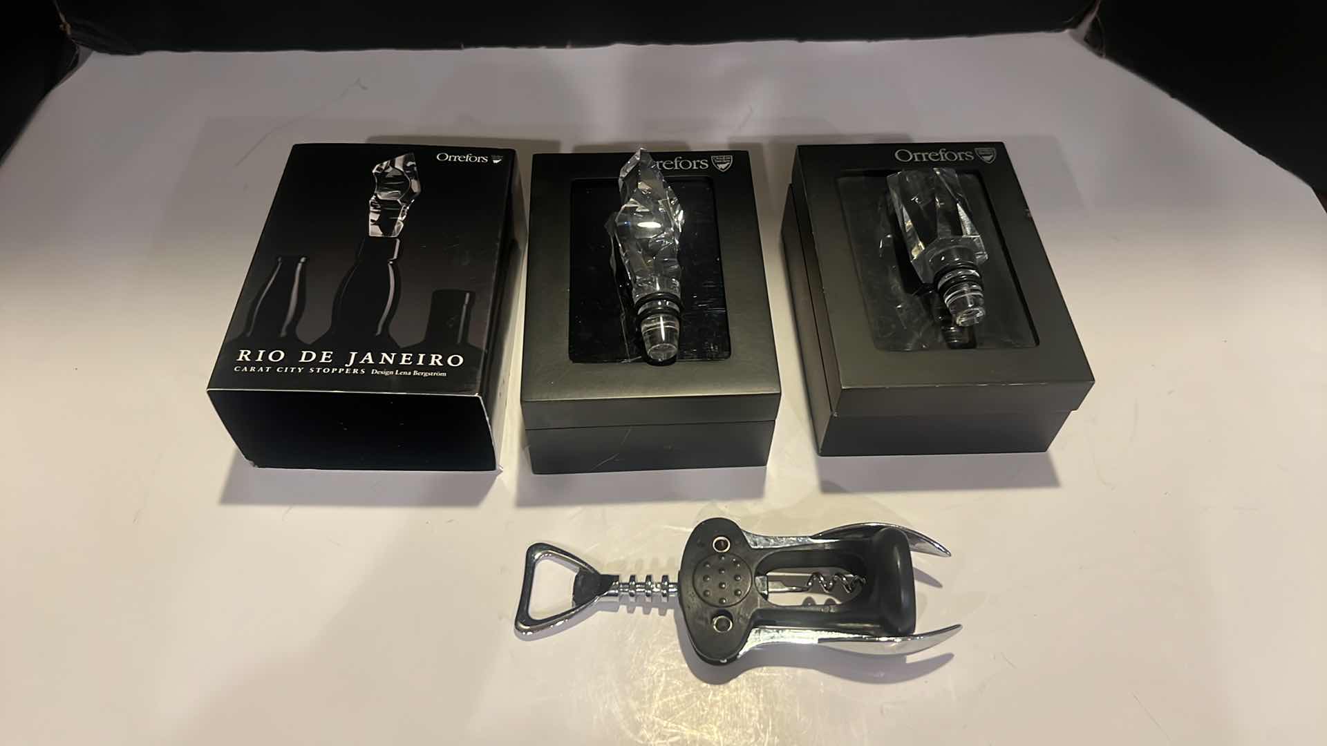 Photo 1 of 3 ORREFORS ARTISTIC WINE STOPPERS