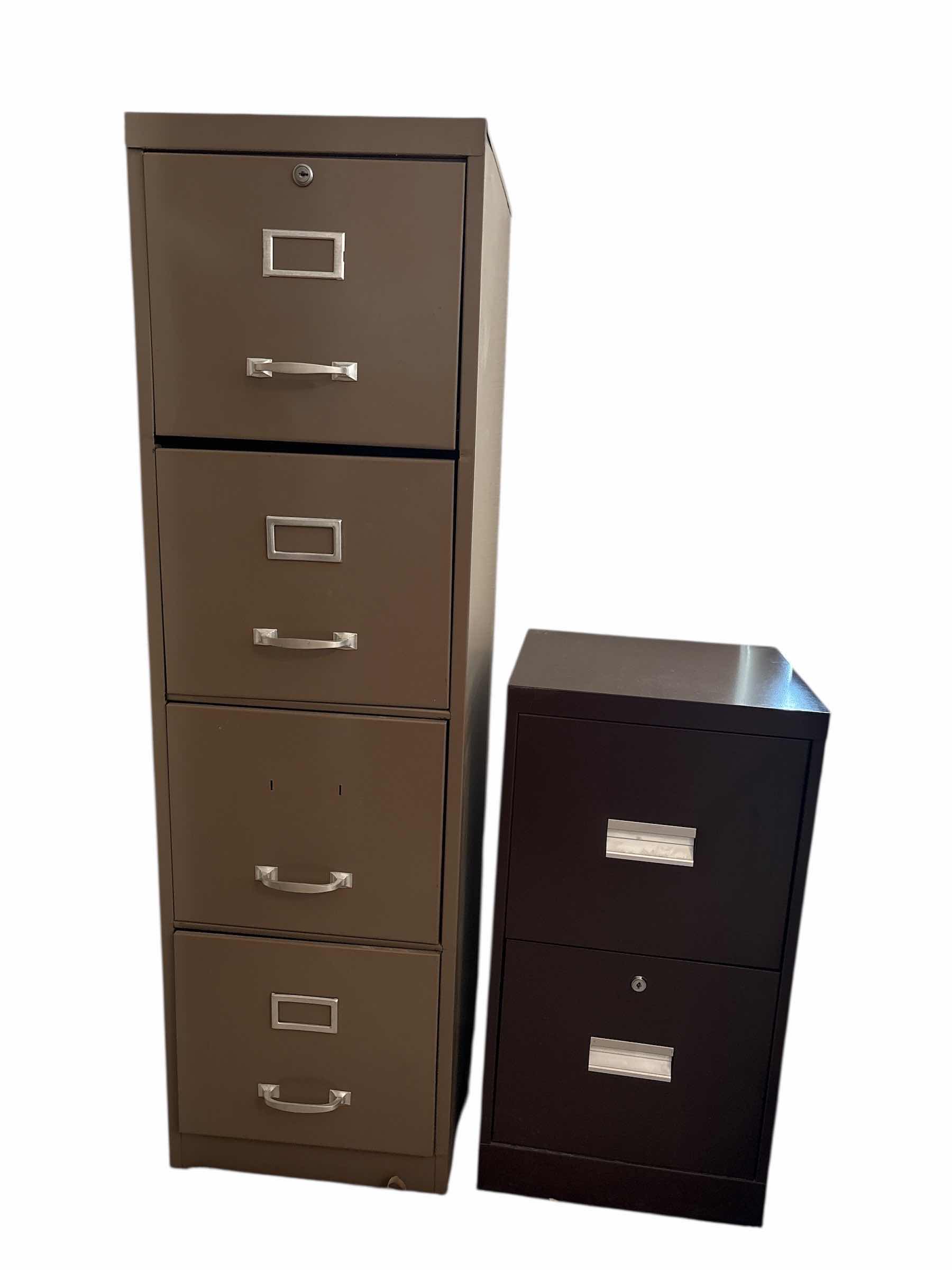 Photo 1 of (2)PCS FILING CABINETS H52”