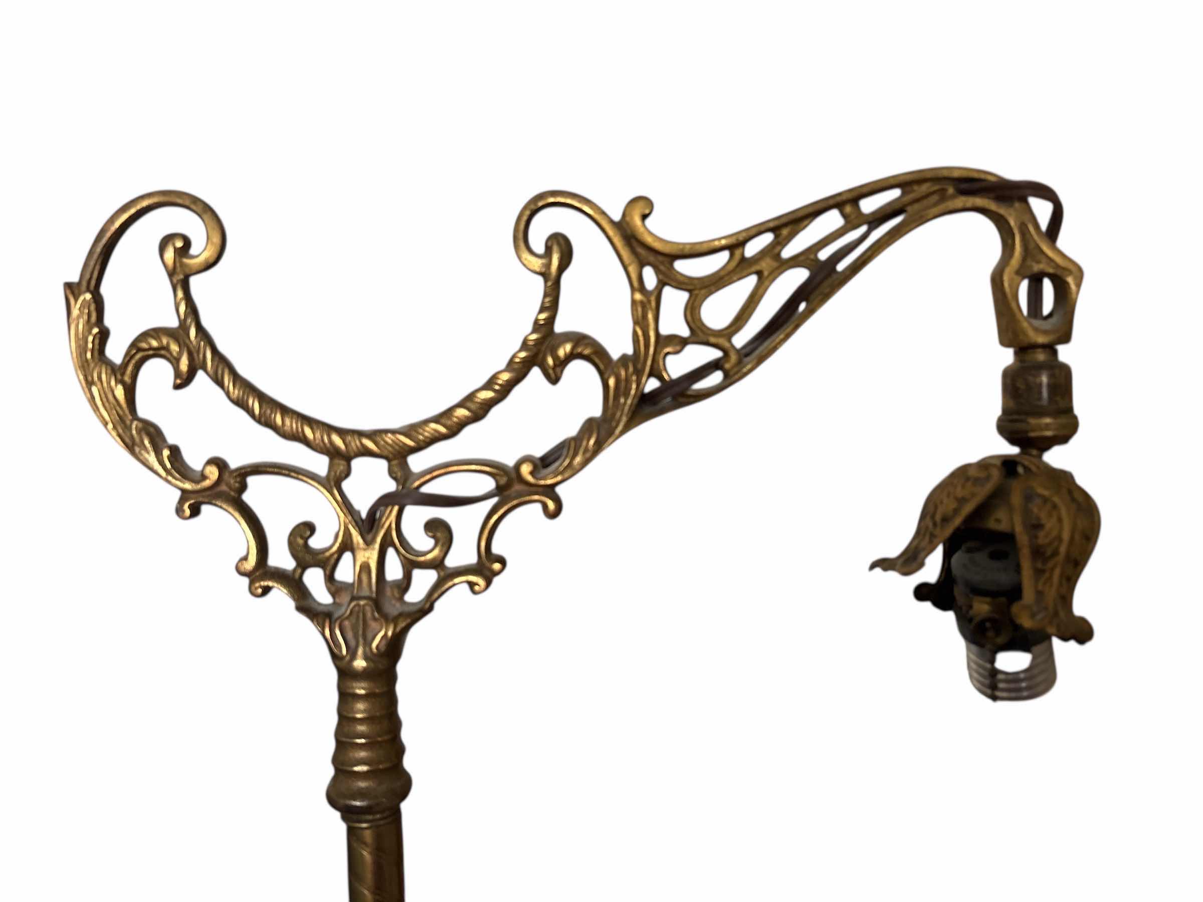 Photo 1 of ANTIQUE ART NOUVEAU FLOOR LAMP H58”