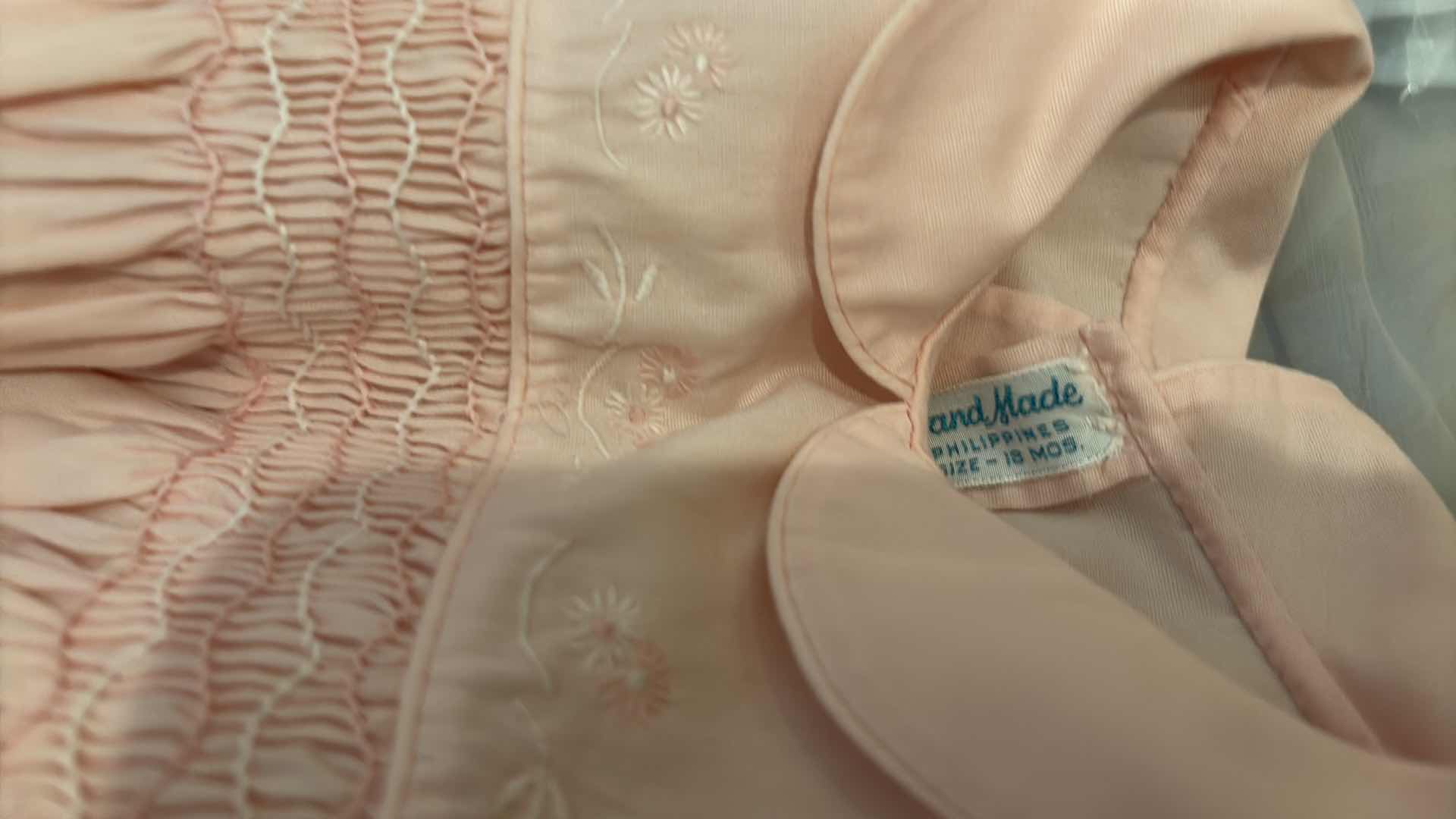 Photo 1 of (3)PCS-HANDMADE BABY GIRL DRESSES 18MTHS