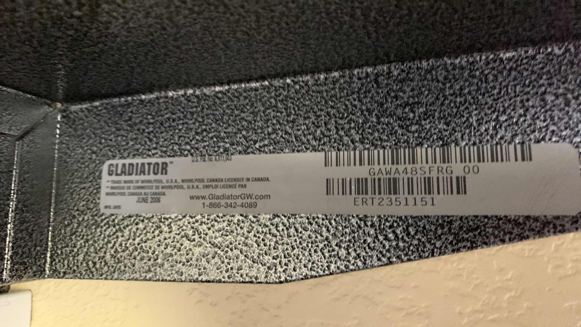 Photo 1 of 5 PIECE GLADIATOR GARAGE TOOLS WALL HANGING STORAGE AND SHELVING 48”