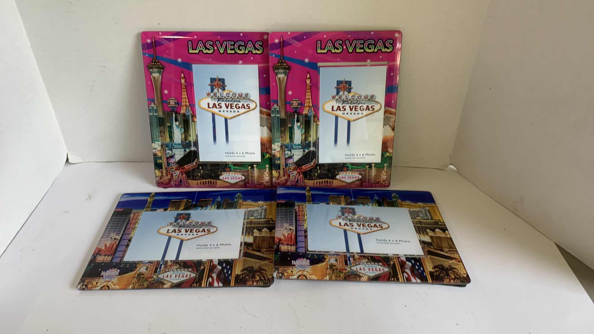 Photo 1 of 4 LAS VEGAS THEMED ACRYLIC PICTURE FRAMES 4” X 6”