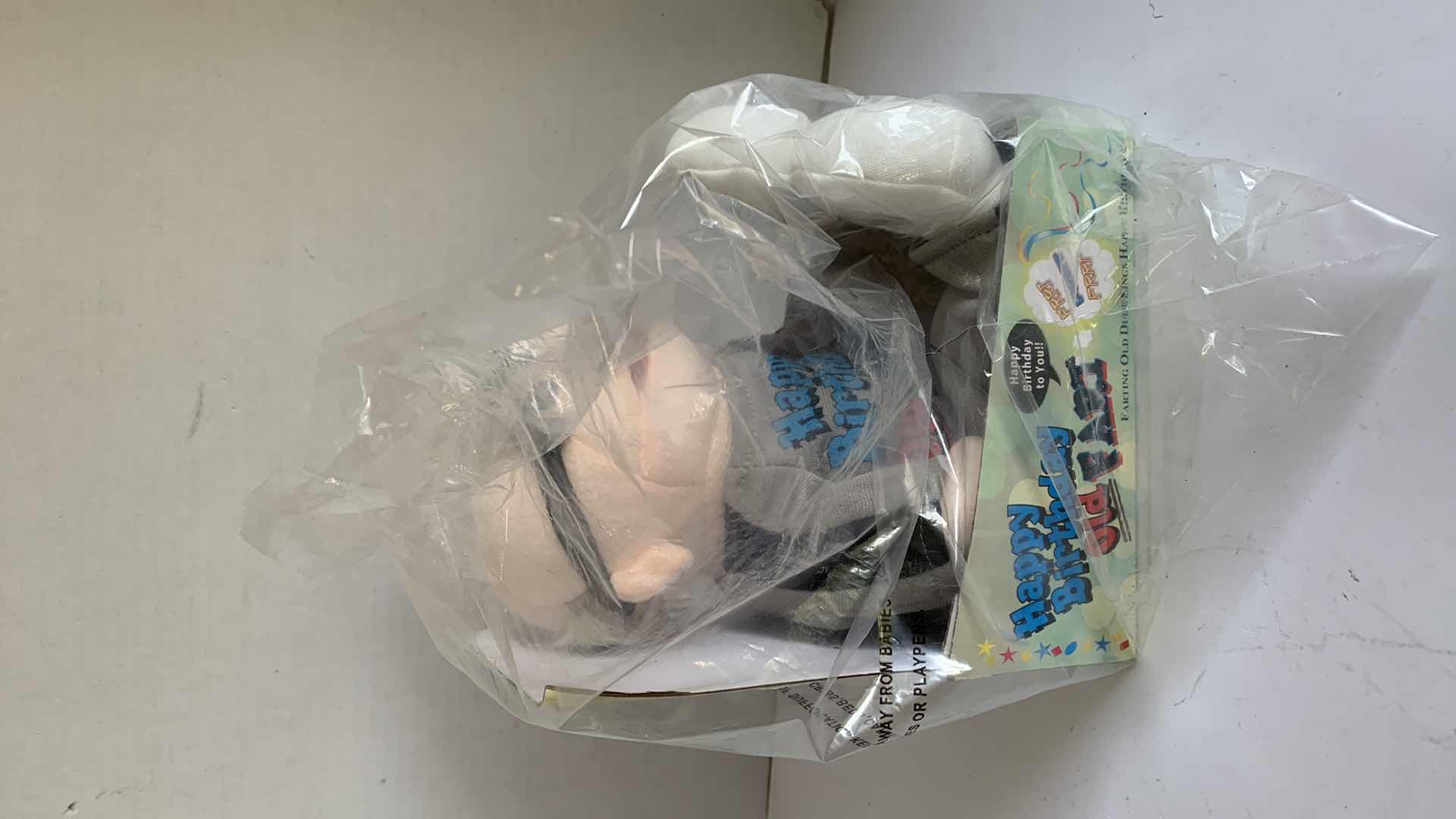 Photo 1 of HAPPY BIRTHDAY OLD FART FARTING STUFFED DOLL