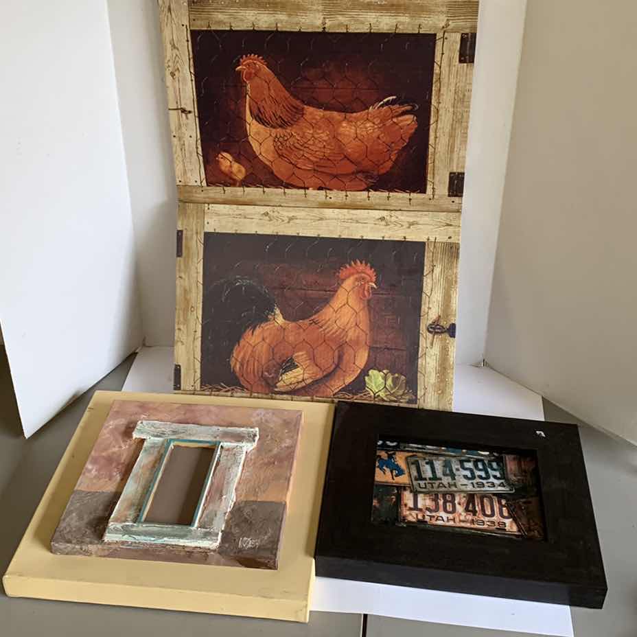 Photo 1 of 4-FRAMED ARTWORKS