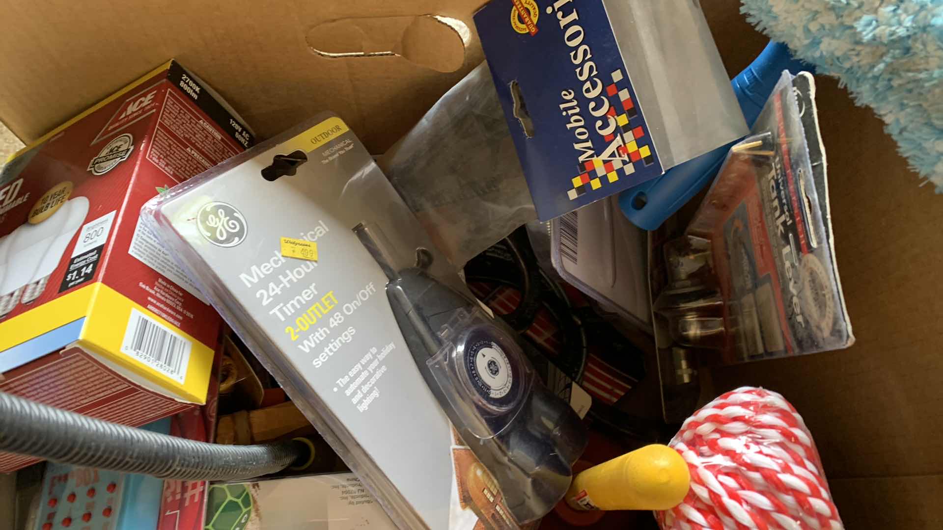 Photo 1 of BOX W GARAGE ITEMS