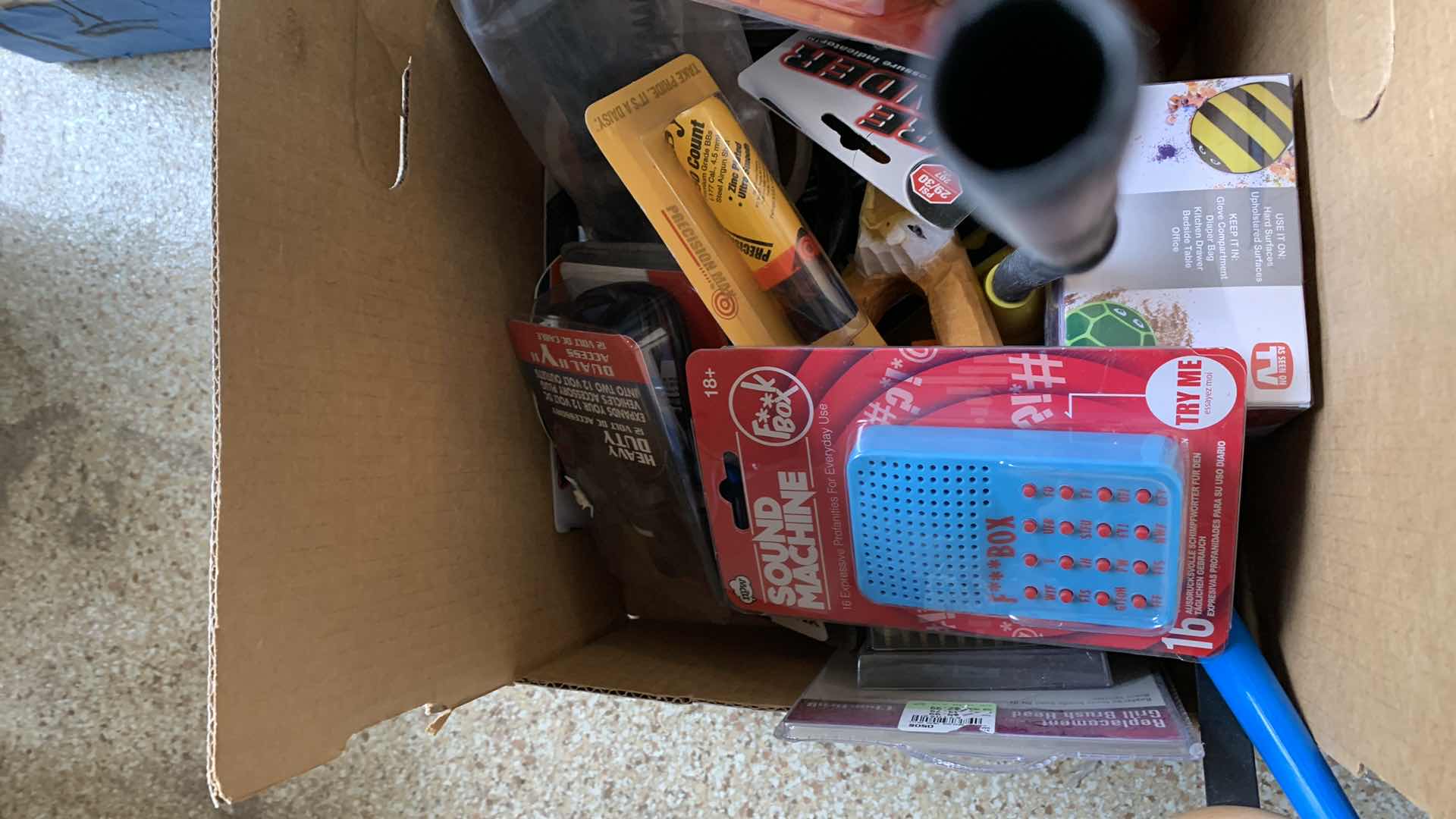 Photo 1 of BOX W GARAGE ITEMS