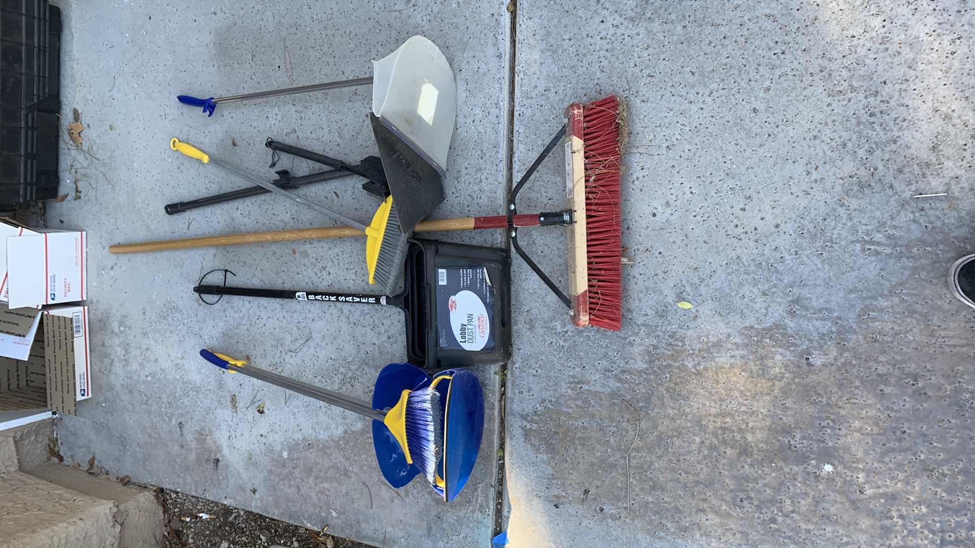 Photo 1 of BROOMS AND DUST PANS