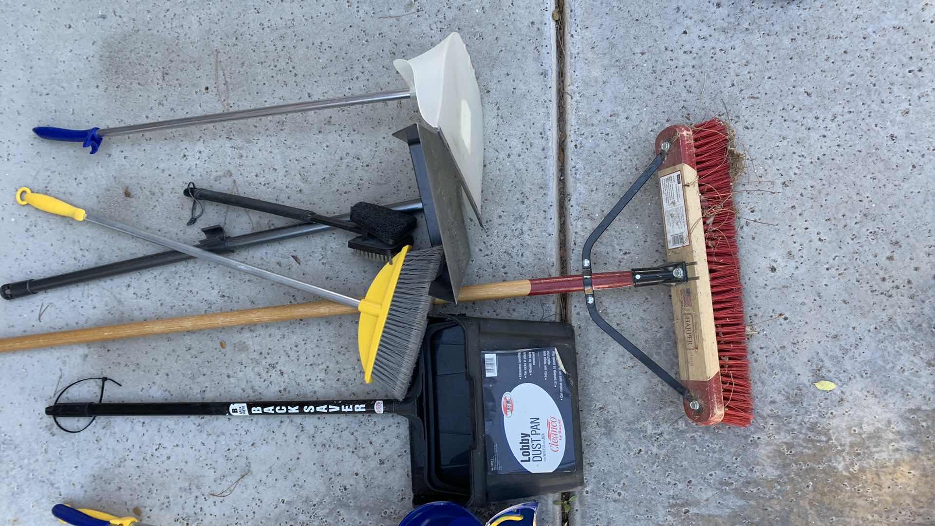 Photo 1 of BROOMS AND DUST PANS