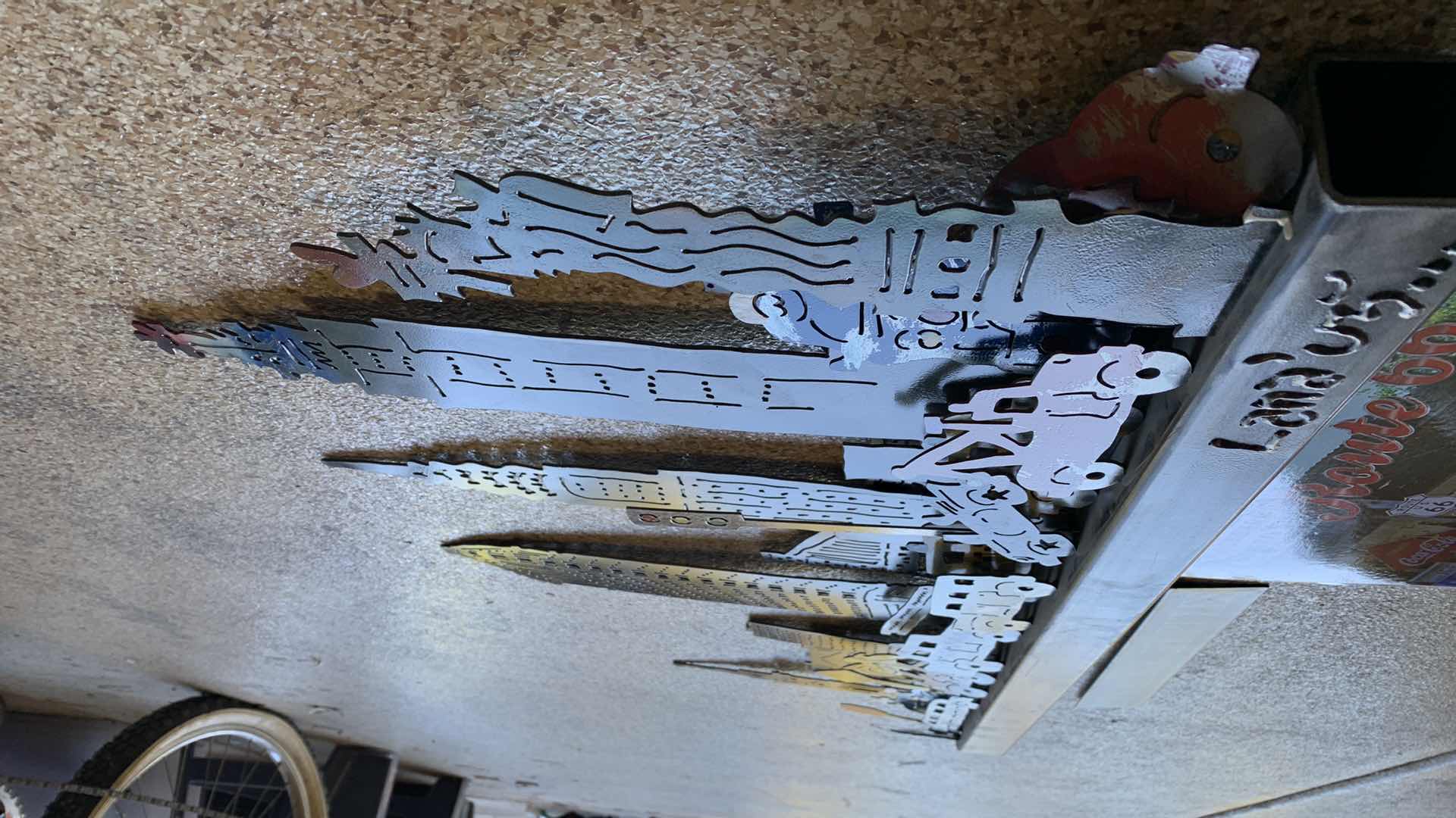 Photo 1 of 3 DIMENSIONAL STEEL ARTWORK 37” X 21”AND NOVELTY SIGNS