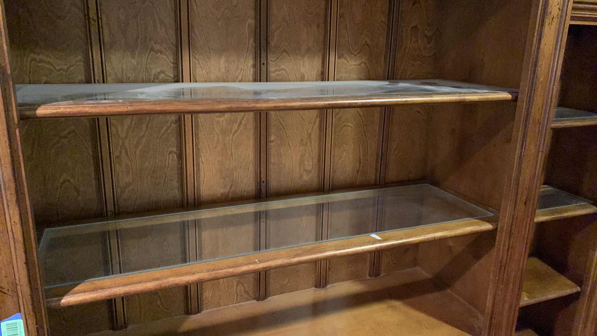 Photo 1 of 3 PC-MAHOGANY BOOKCASE WALL UNIT 96” X 20” H 93”