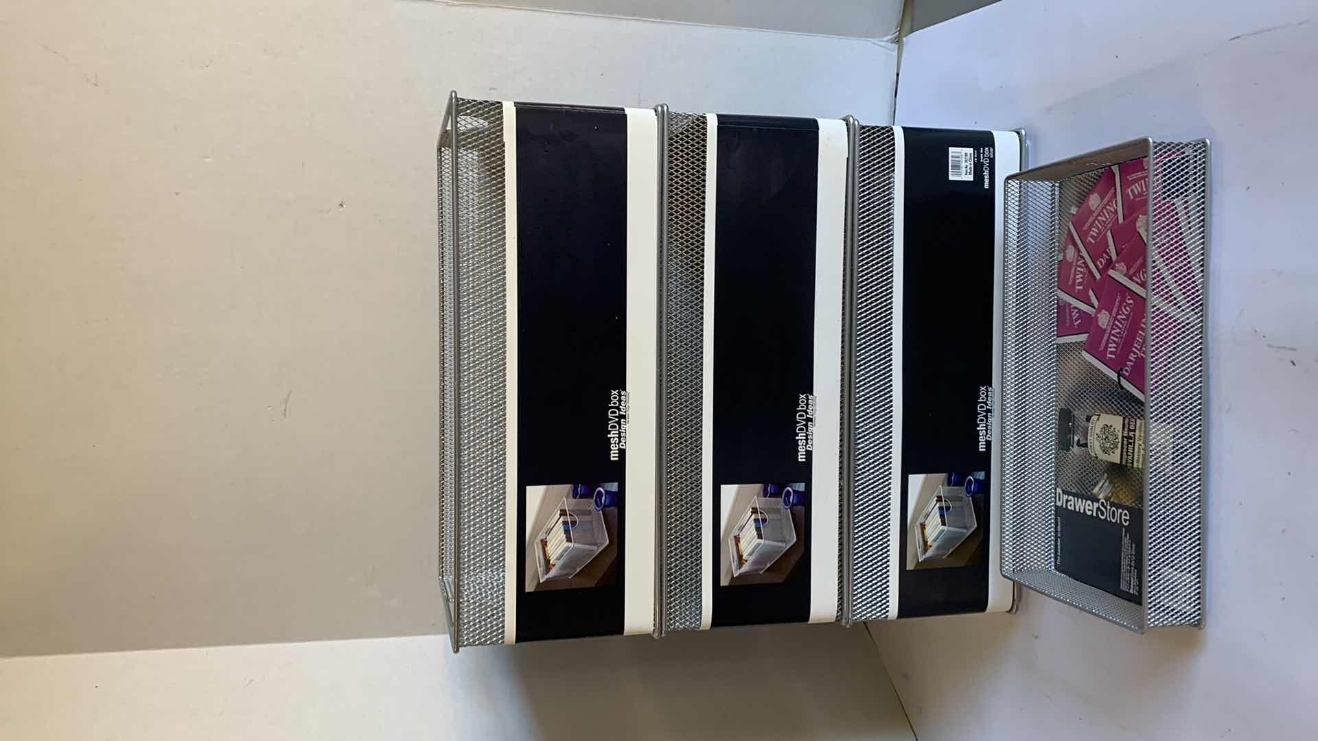Photo 1 of 3 MESH DVD BOXES, DRAWER STORAGE UNIT