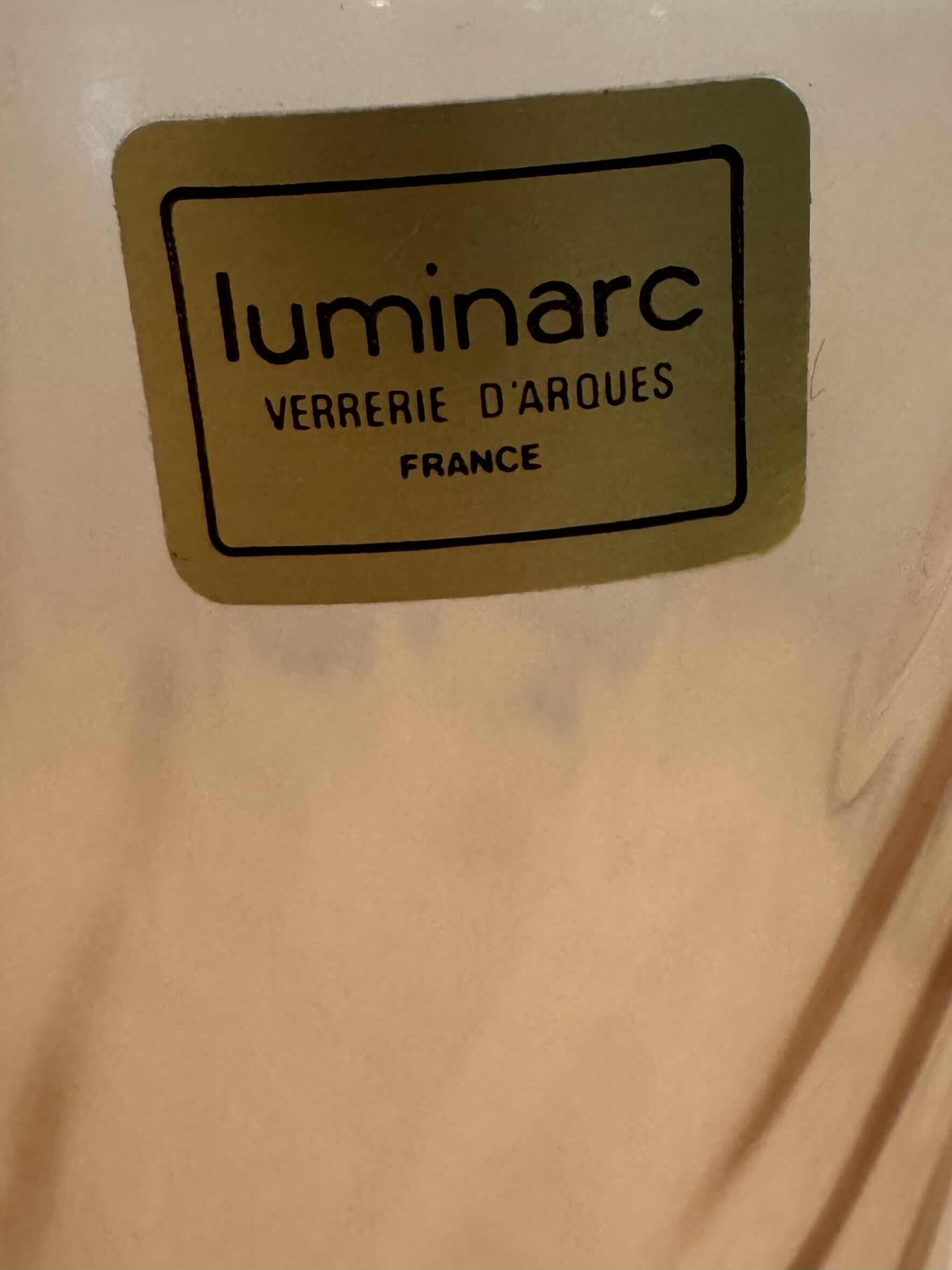 Photo 4 of 8-LUMINARC ROSALINE PINK SWIRL GLASSES SET OF 8-D2.5” X H6.5”