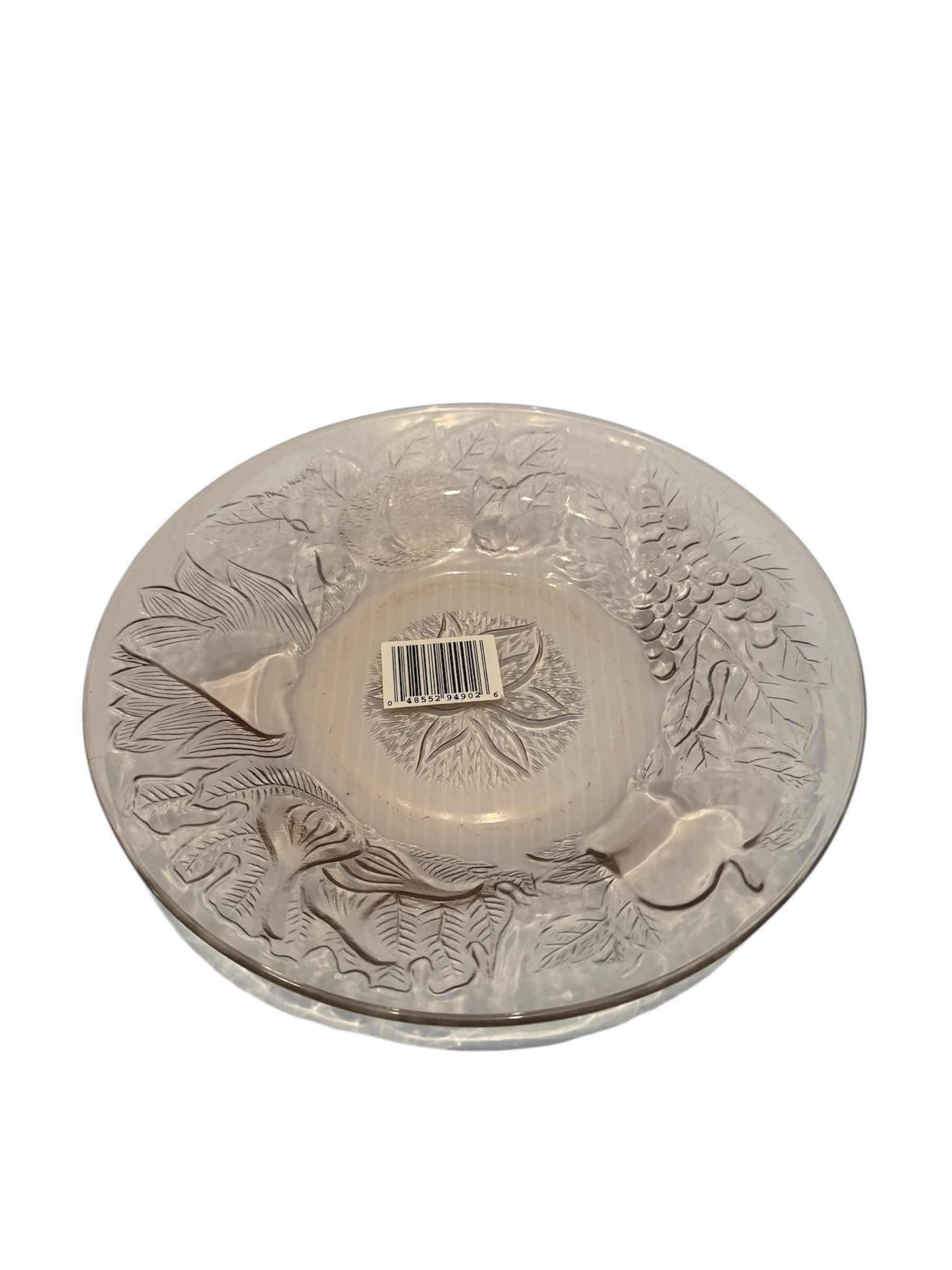 Photo 1 of 12-VINTAGE  LUMINARIC PINK DEPRESSION GLASS SALDBOWL/SOUPBOWL 
D8.5”