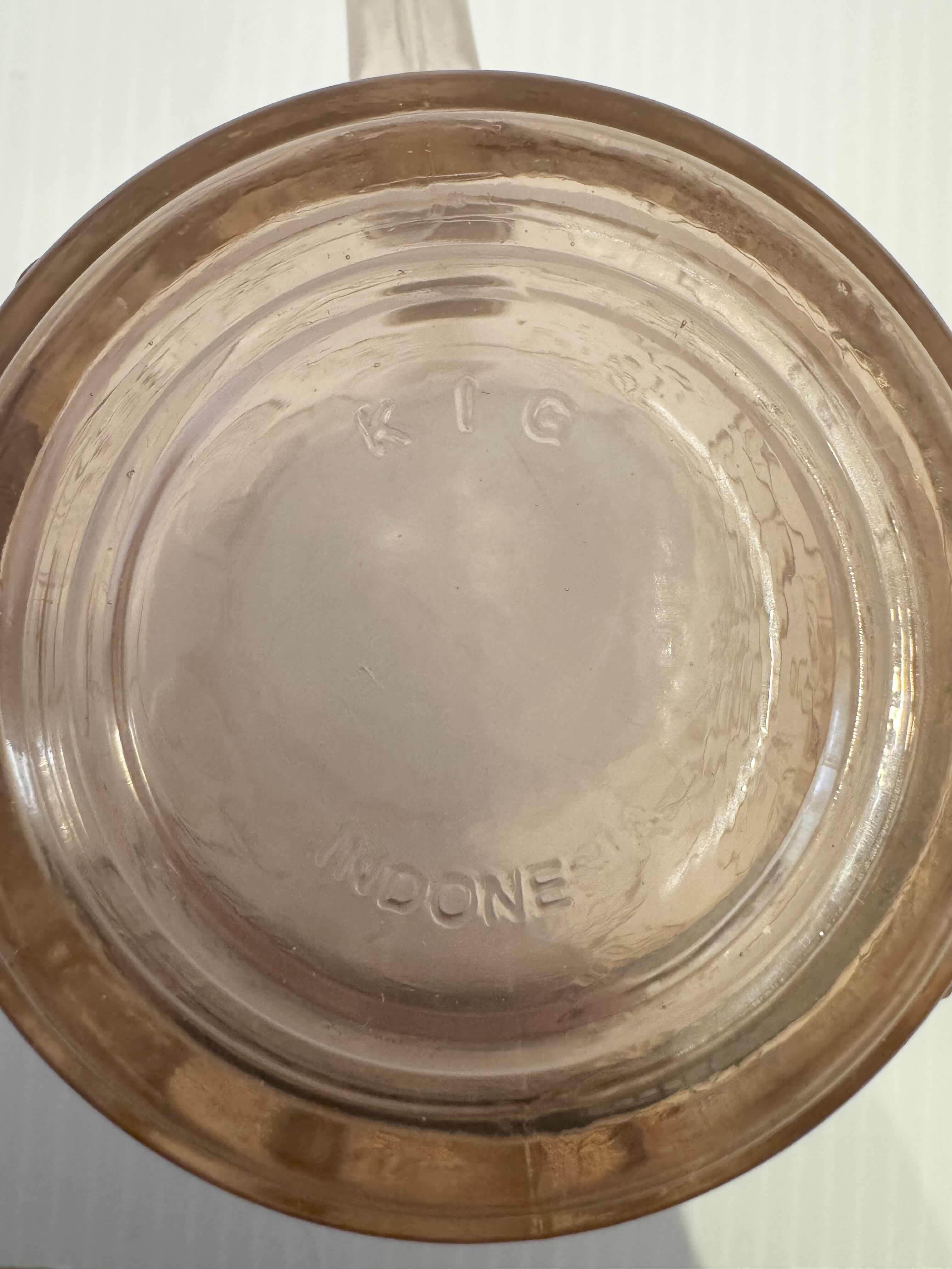 Photo 1 of 8-VINTAGE PINK DEPRESSION GLASS MUG, D3” X H4”