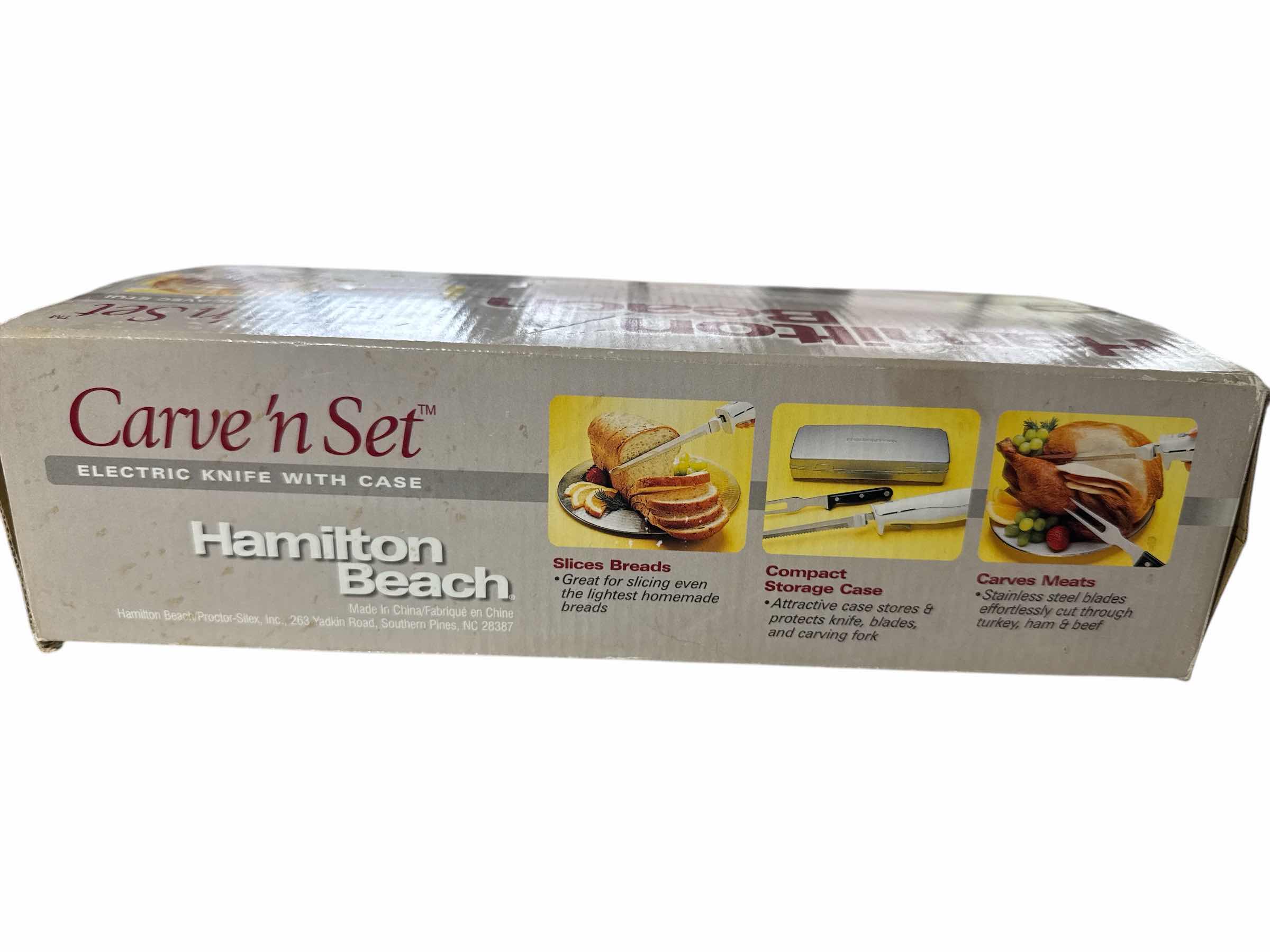 Photo 1 of NEW IN BOX-HAMILTON BEACH CARVE N’ SET-KITCHEN TOOLS. ELECTRIC CARVING KNIFE.