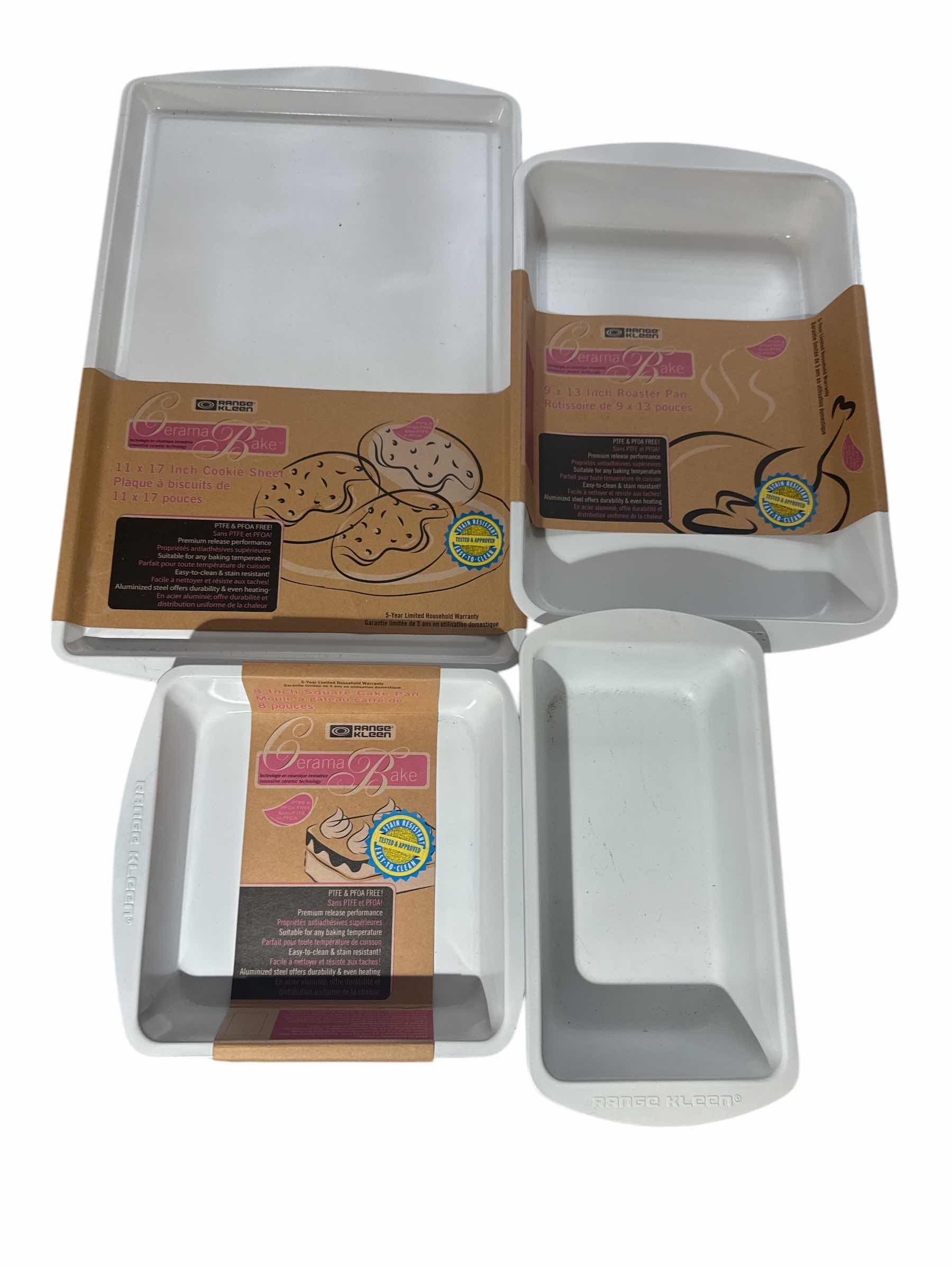 Photo 2 of NEW 4 PCS- CERAMA BAKE PANS