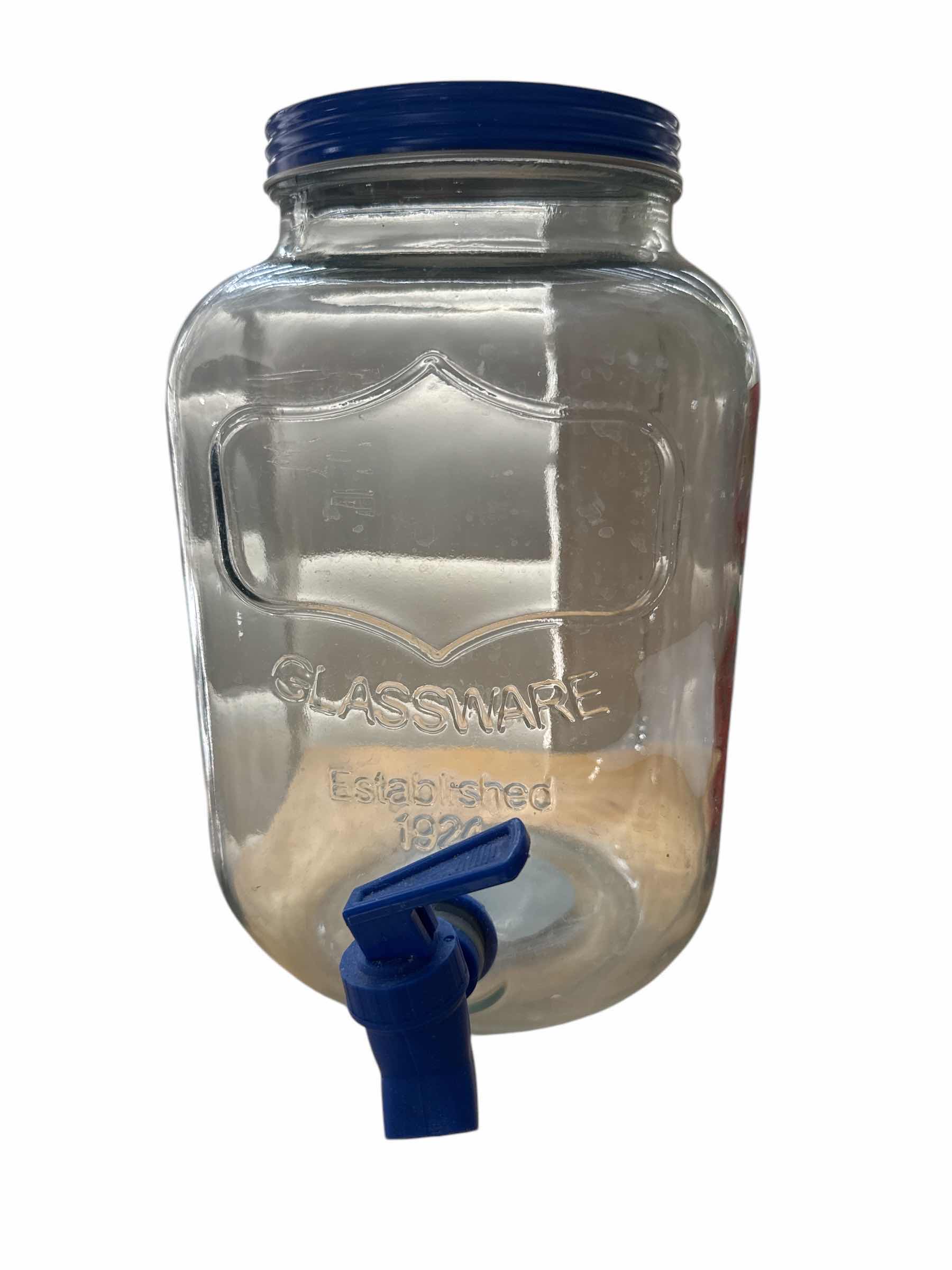 Photo 2 of 3 GLASS DRINK DISPENSERS AND 1 PLASTIC PITCHER