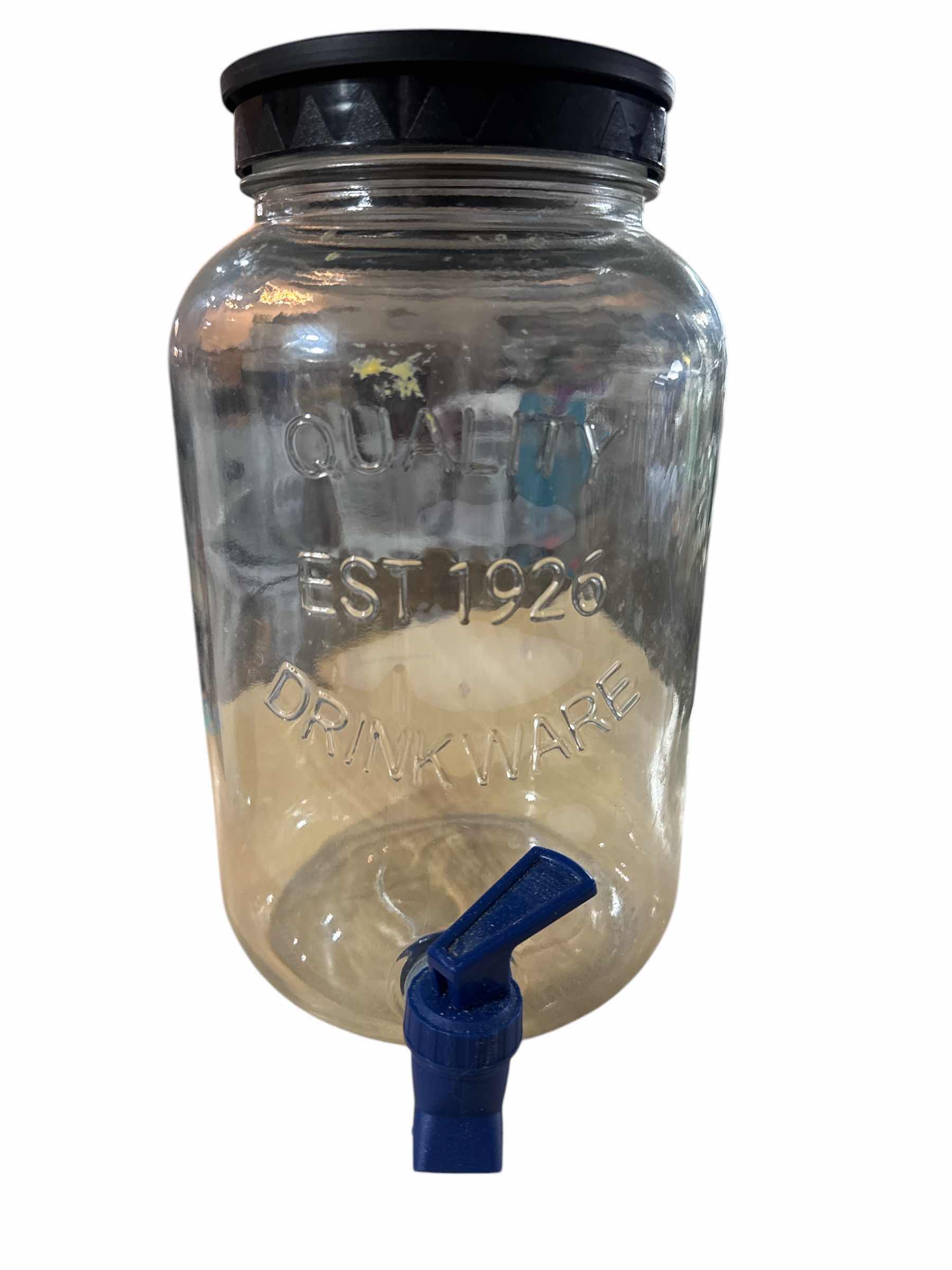 Photo 3 of 3 GLASS DRINK DISPENSERS AND 1 PLASTIC PITCHER