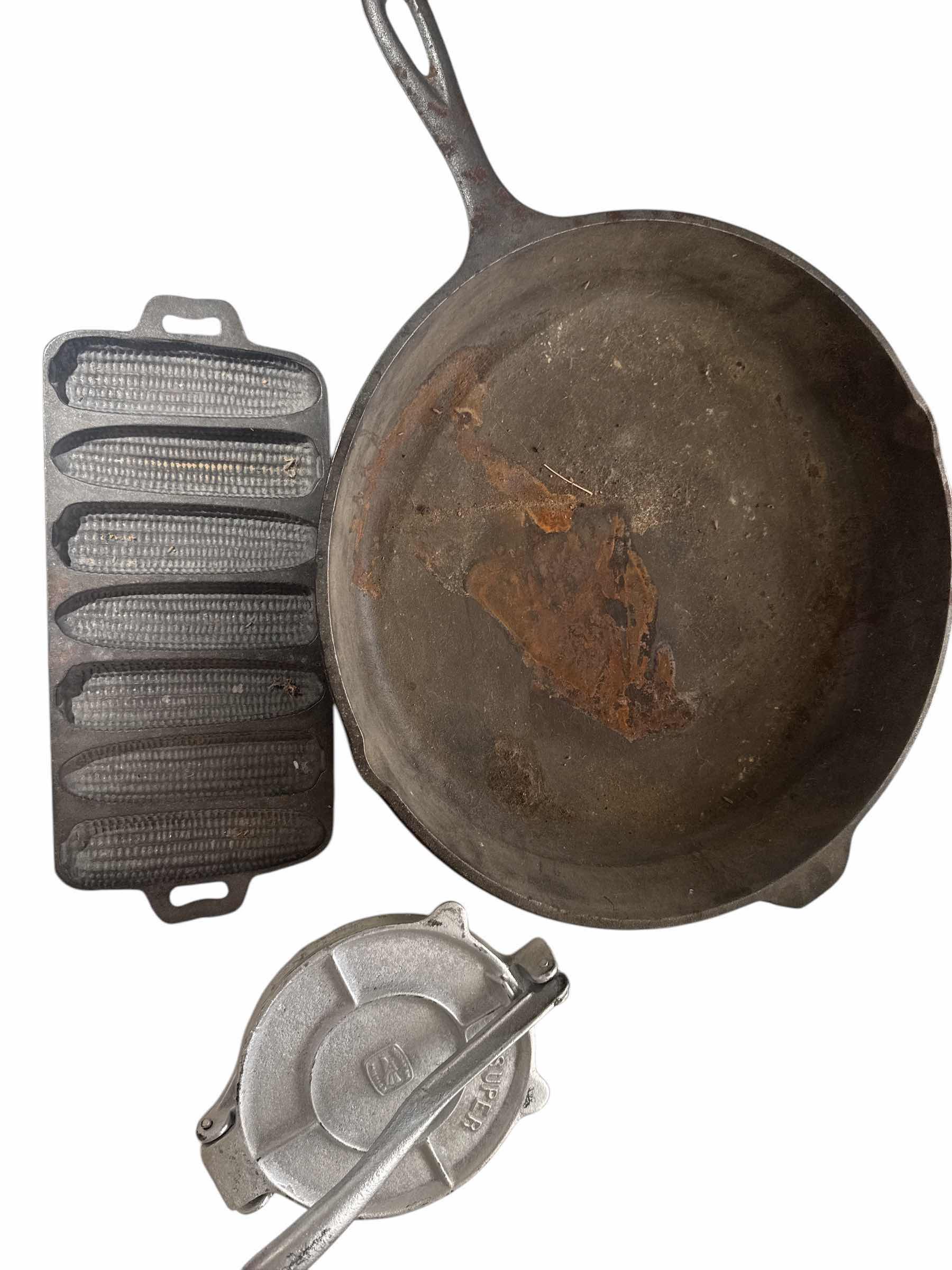 Photo 1 of CAST IRON & TORTILLA PRESS